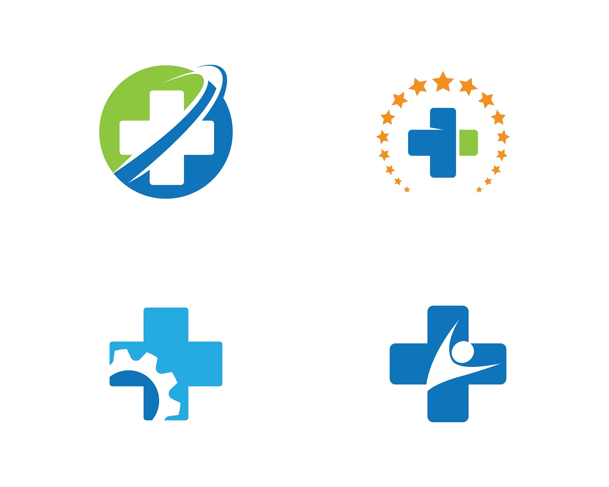 medical cross vector icon