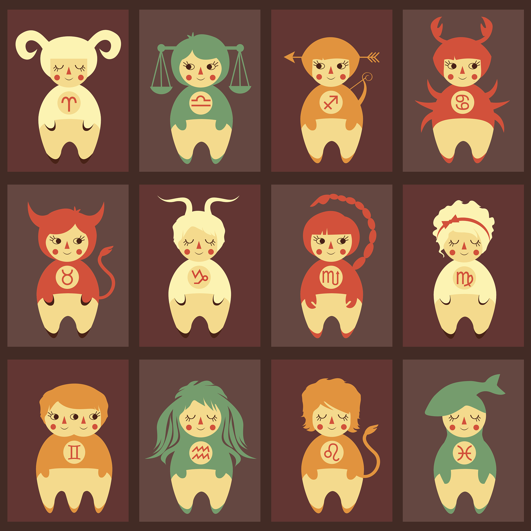 星座关键词大全：12星座性格、配对、运势、幸运物等50个关键词