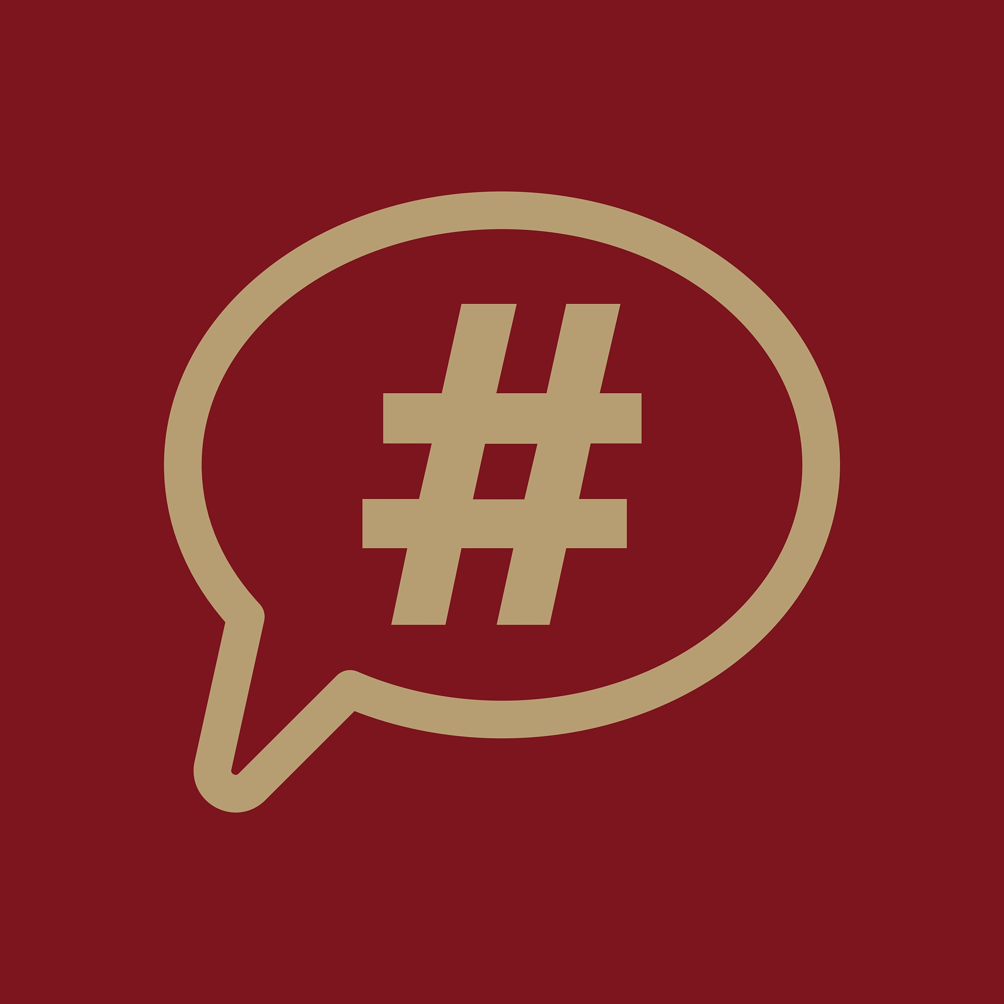 the hashtag icon social network and web