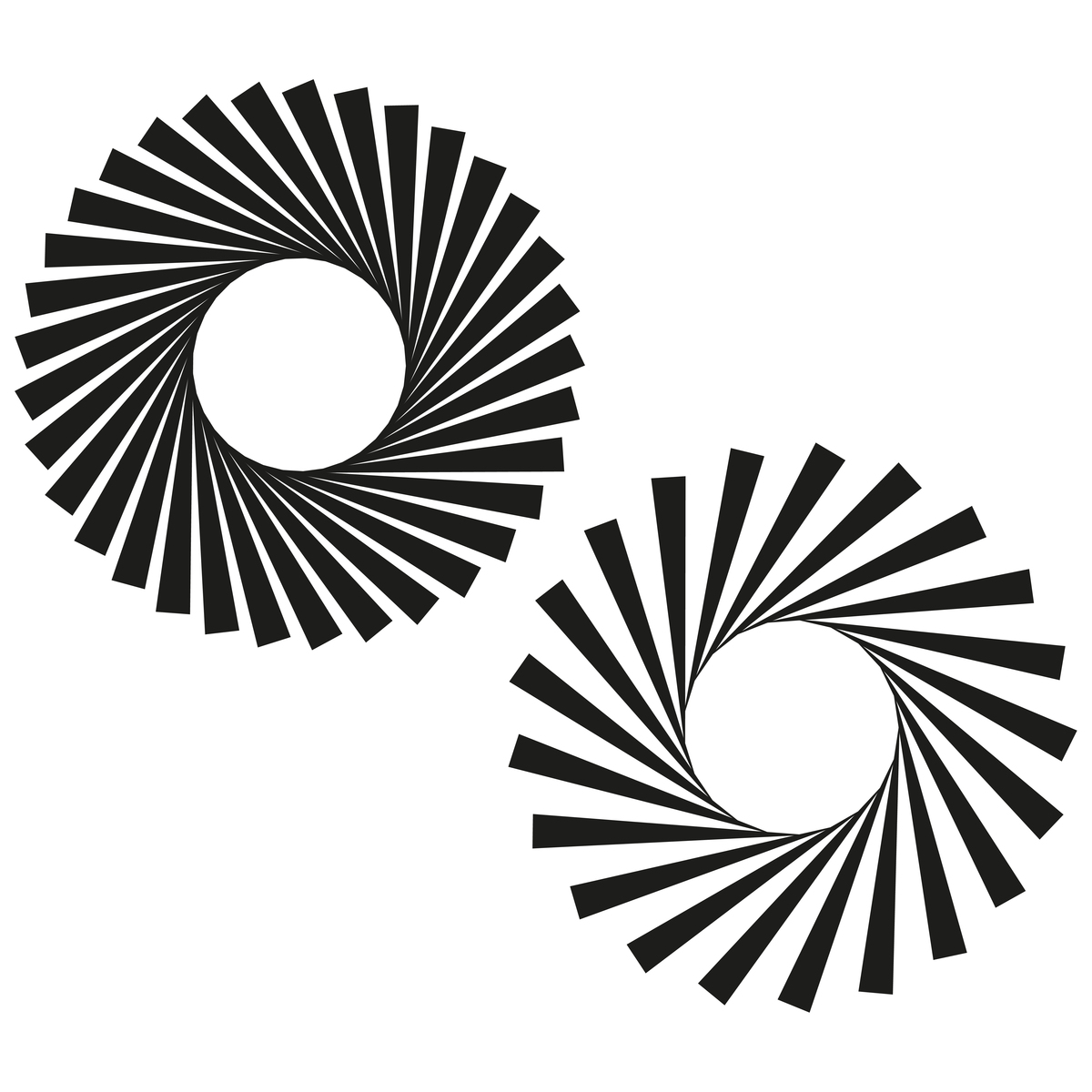 相机快门图标.螺旋光圈矢量图.镜头对焦部分.照片光圈.