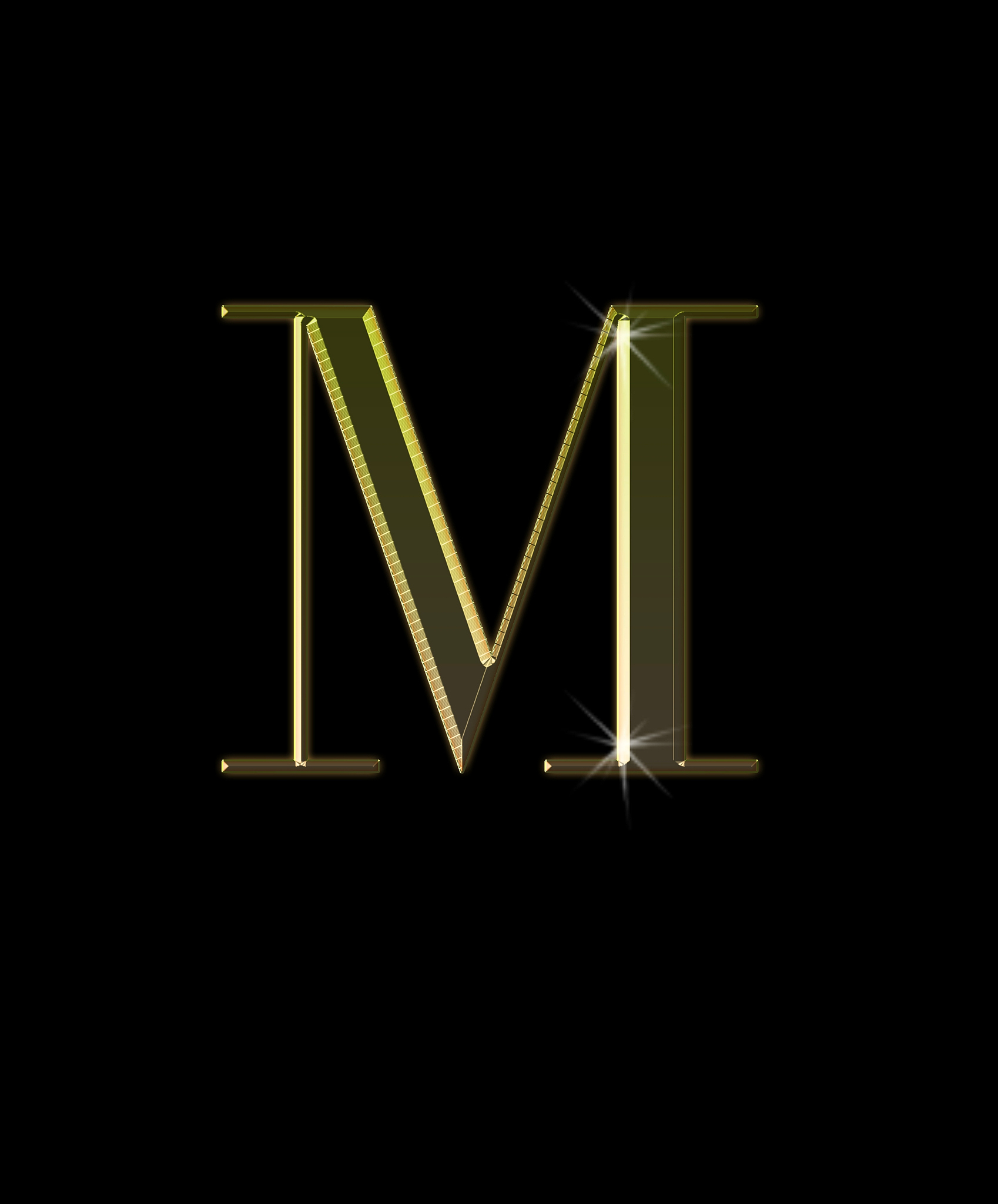 英文字母<strong>m</strong>,黄金,信函,垂直画幅,字母表次序,华贵,无人,金属,金色,摄影