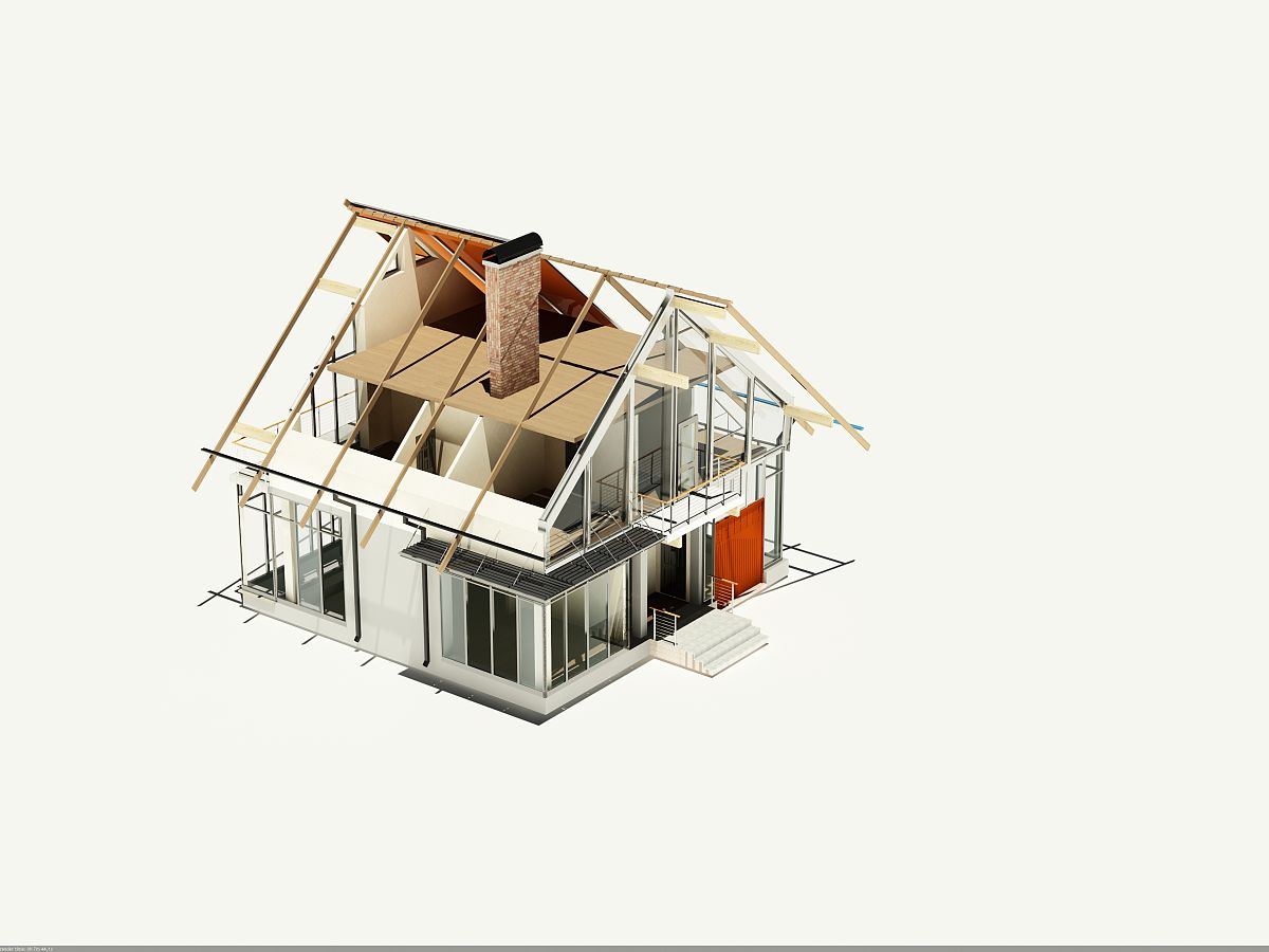 在revit用C#写的一键生成四面有墙、有地面、有屋面的小房子的代码