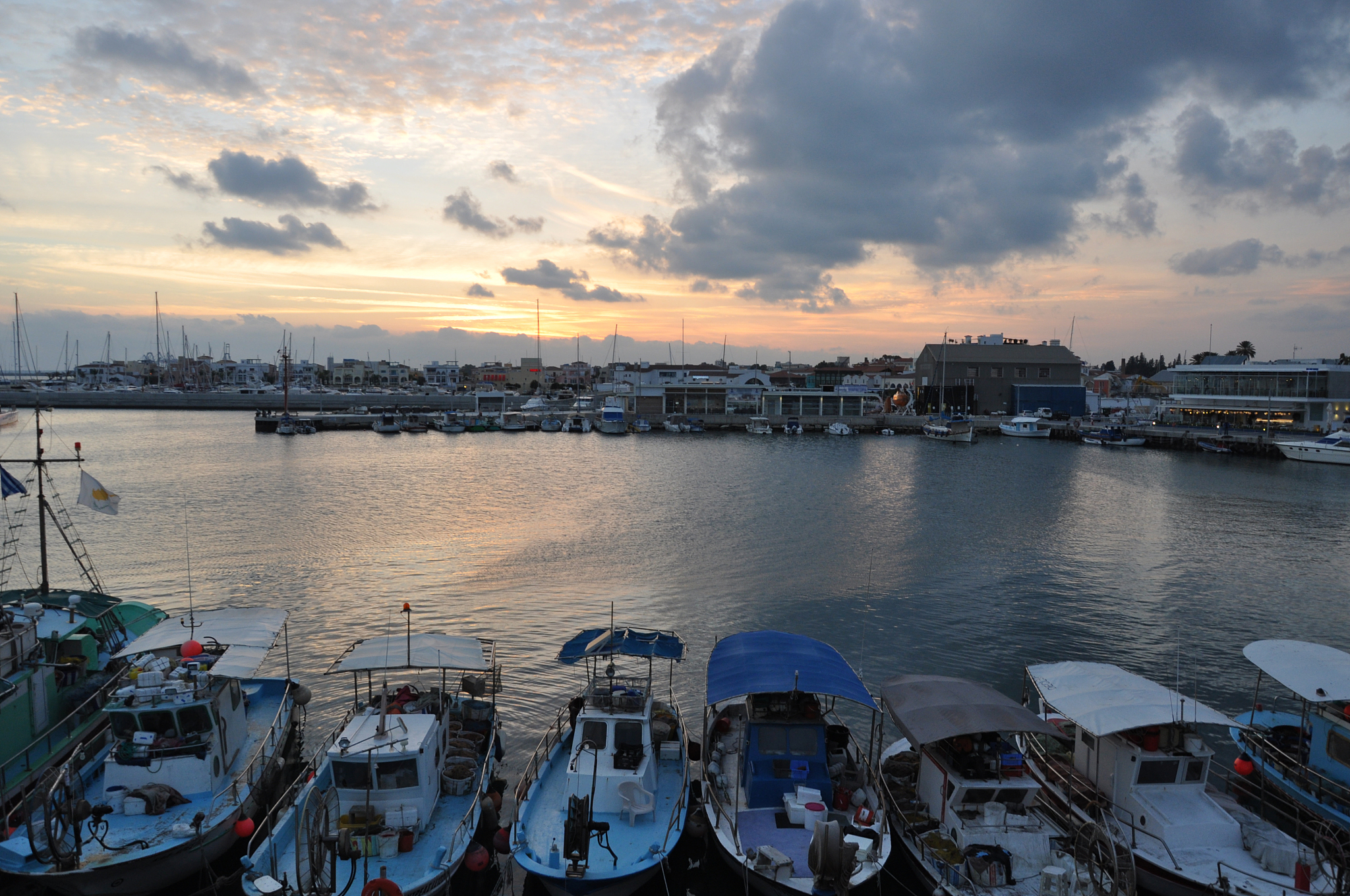 the beautiful old port limassol in cyprus