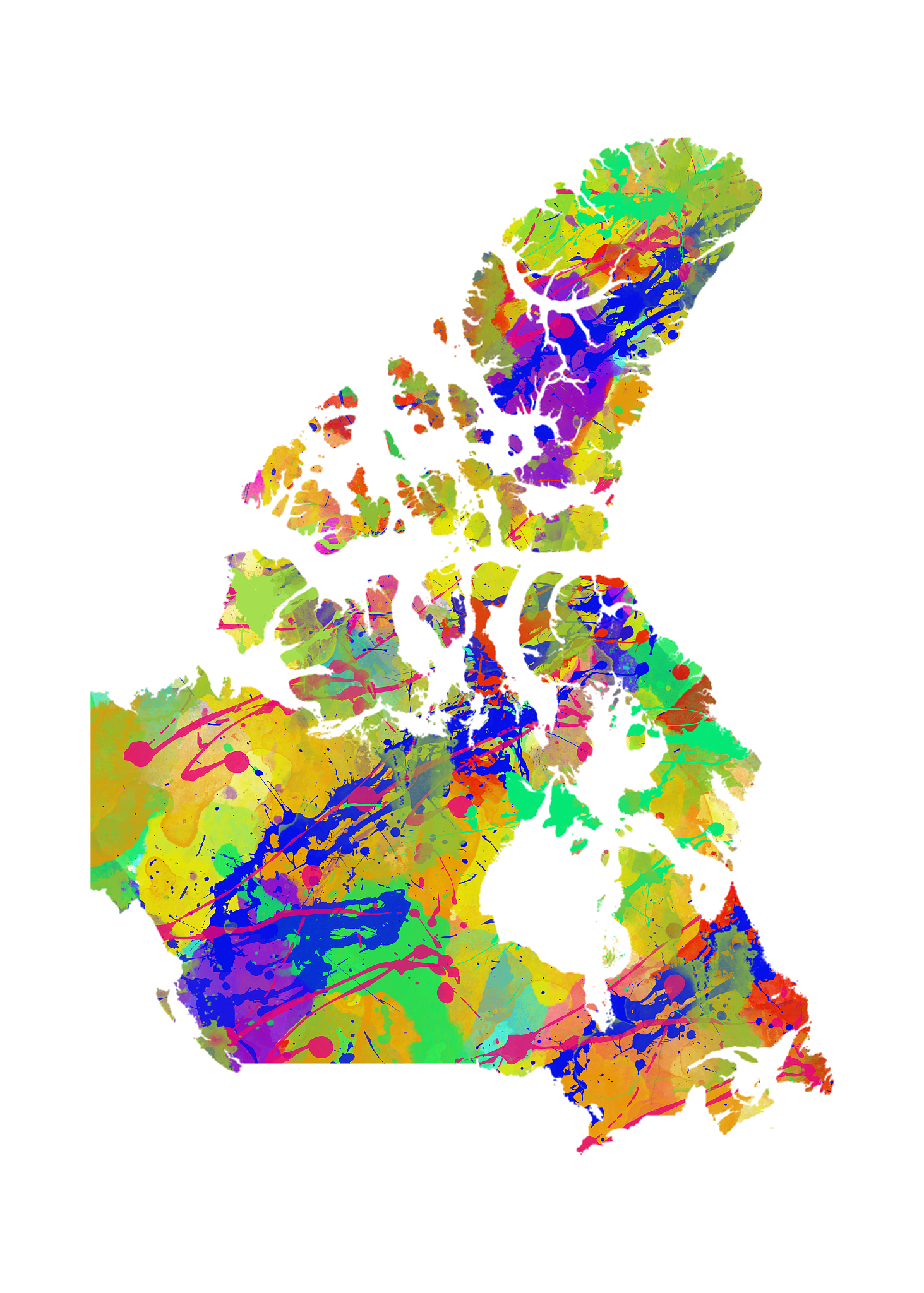 canada  map