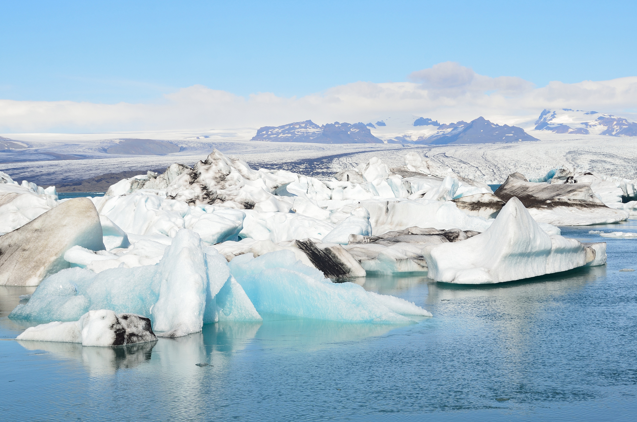 glacial lagoon jok?lsaurloun, iceland