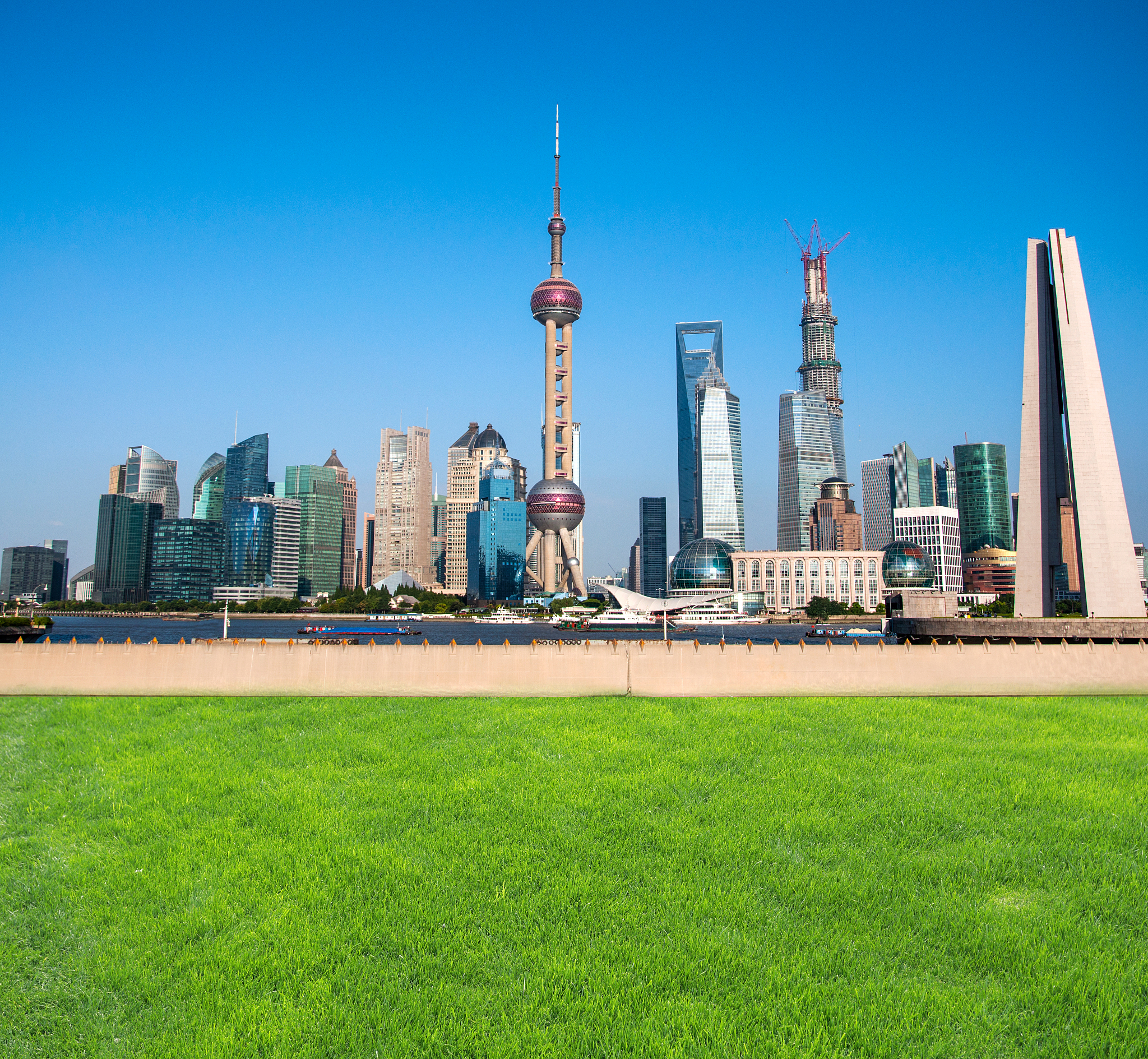 the view of modern city,shanghai