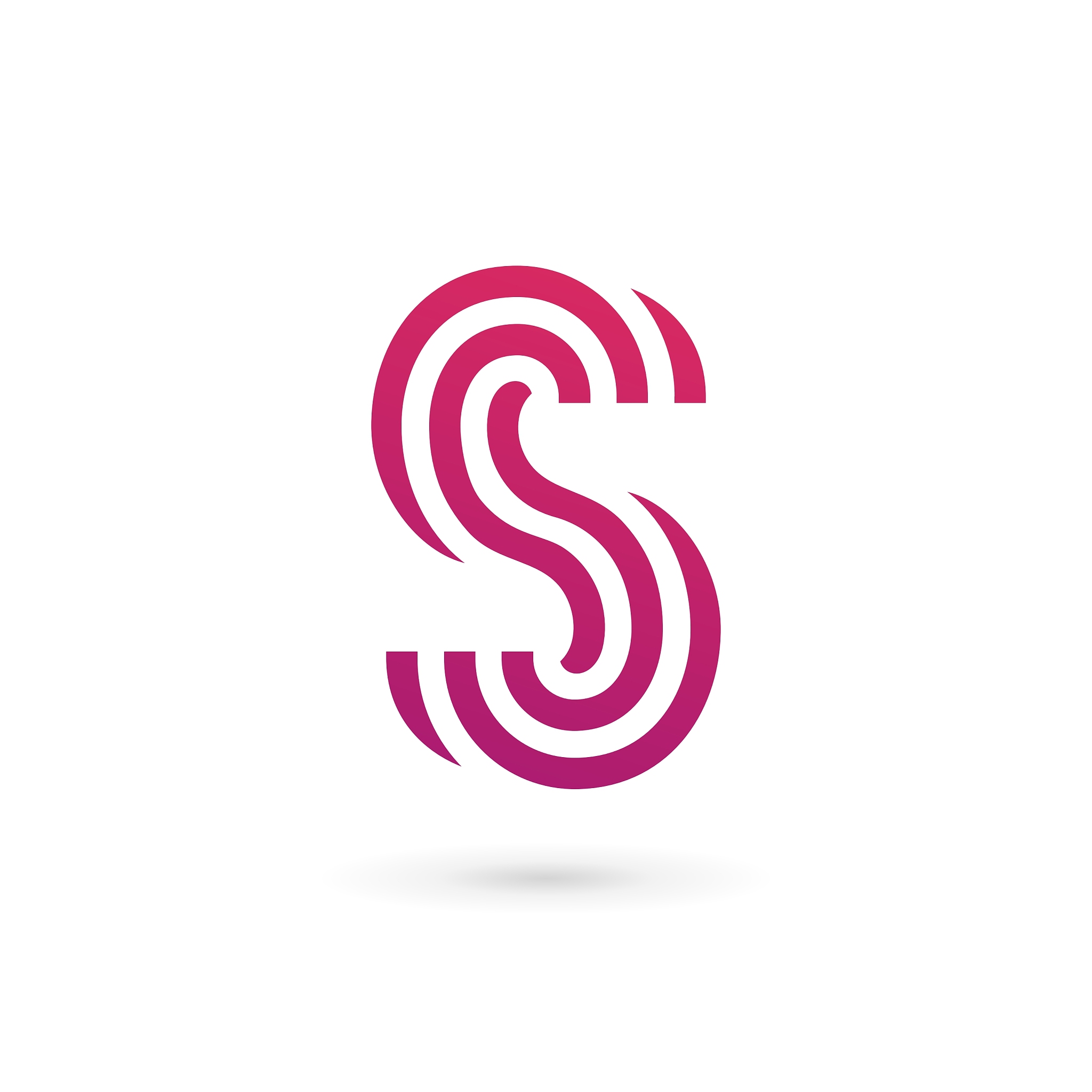 letter s logo icon design template elements