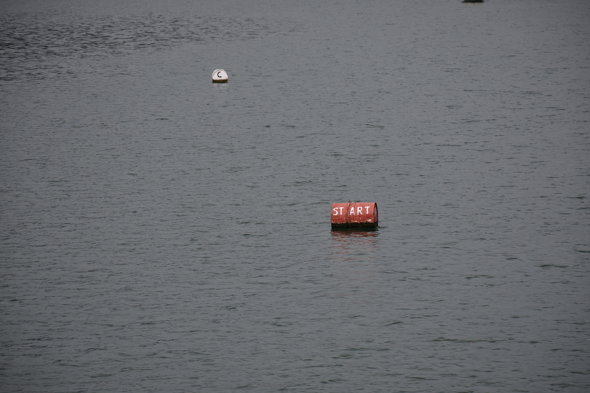 container floating in sea