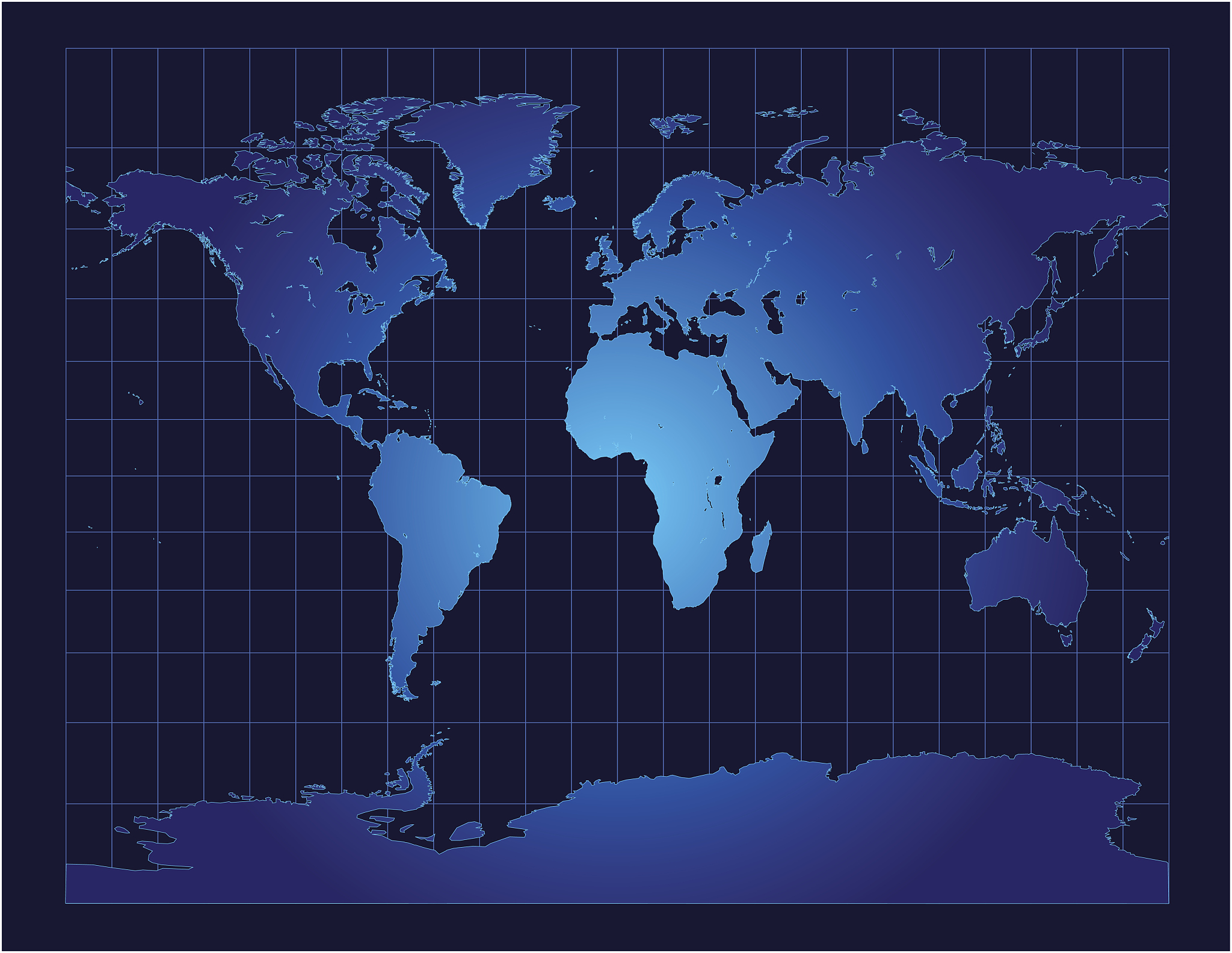 vector world map