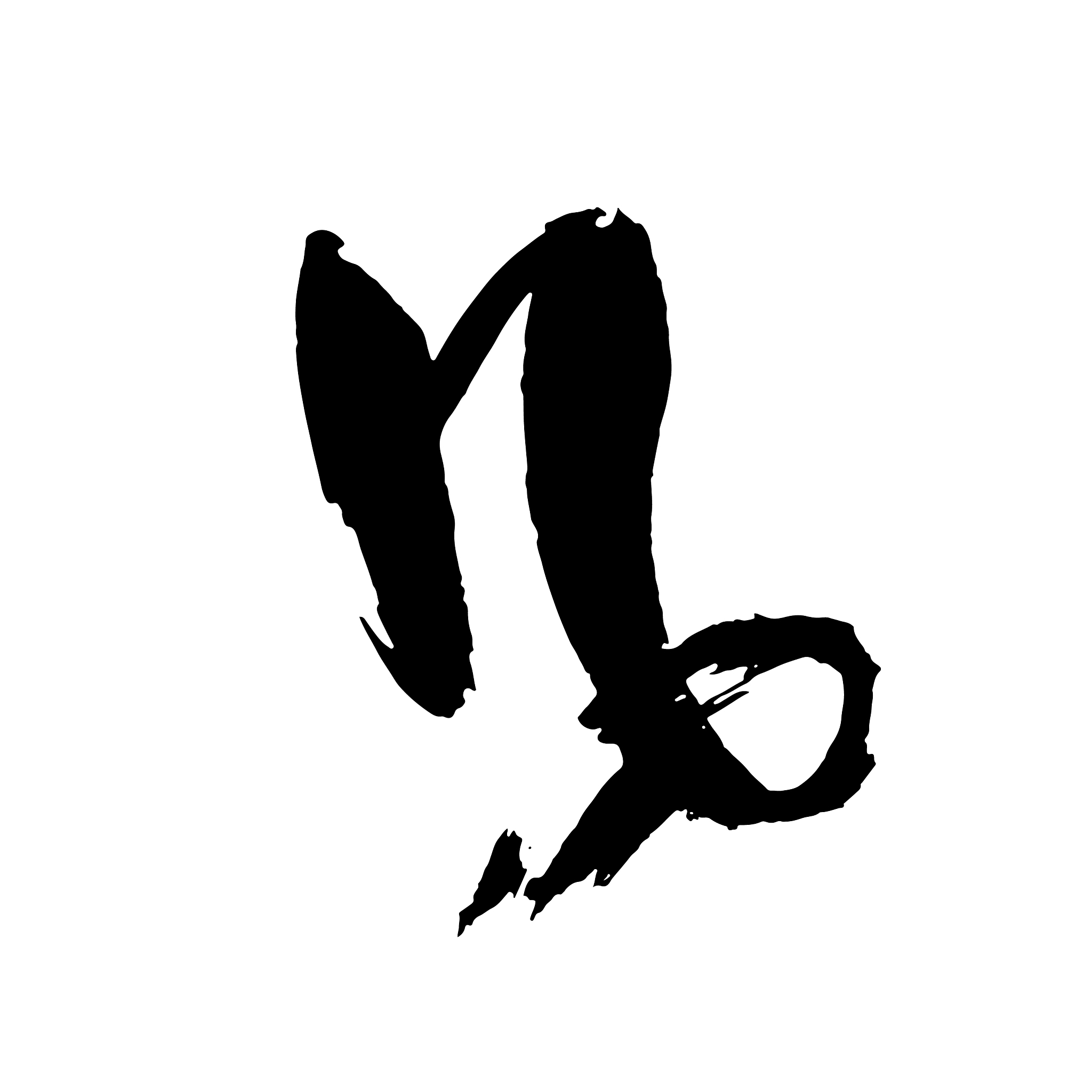 zodiac sign capricorn dry brush