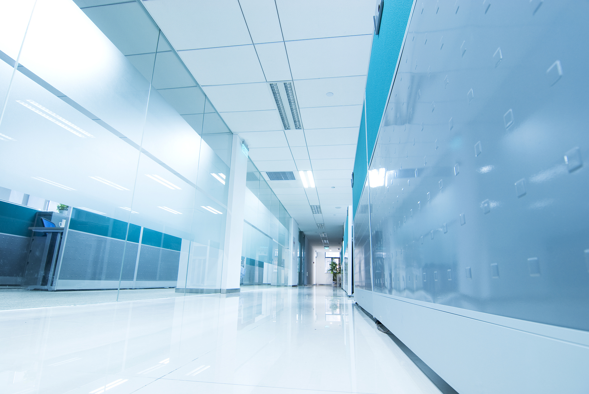 office corridor