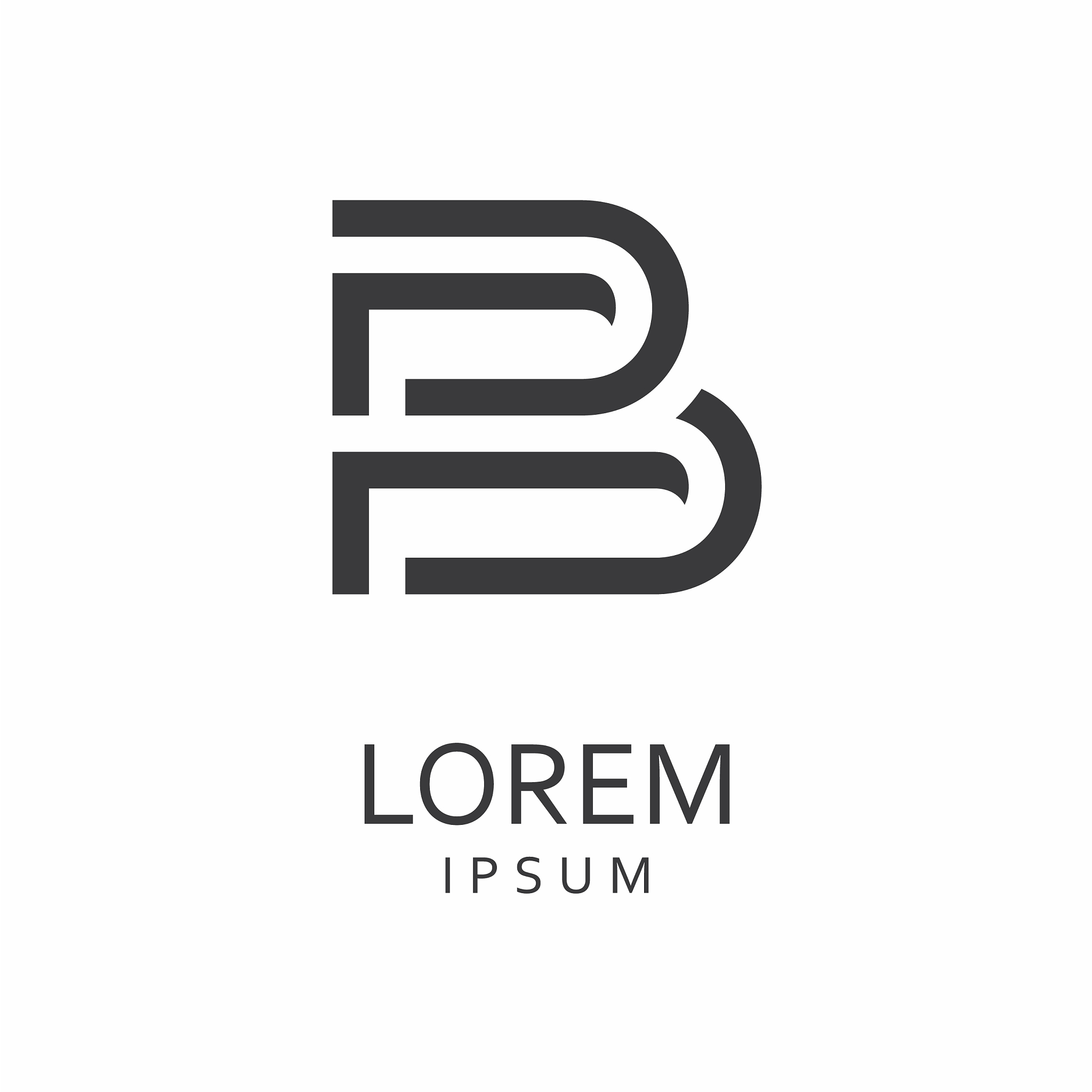 b letter logo icon