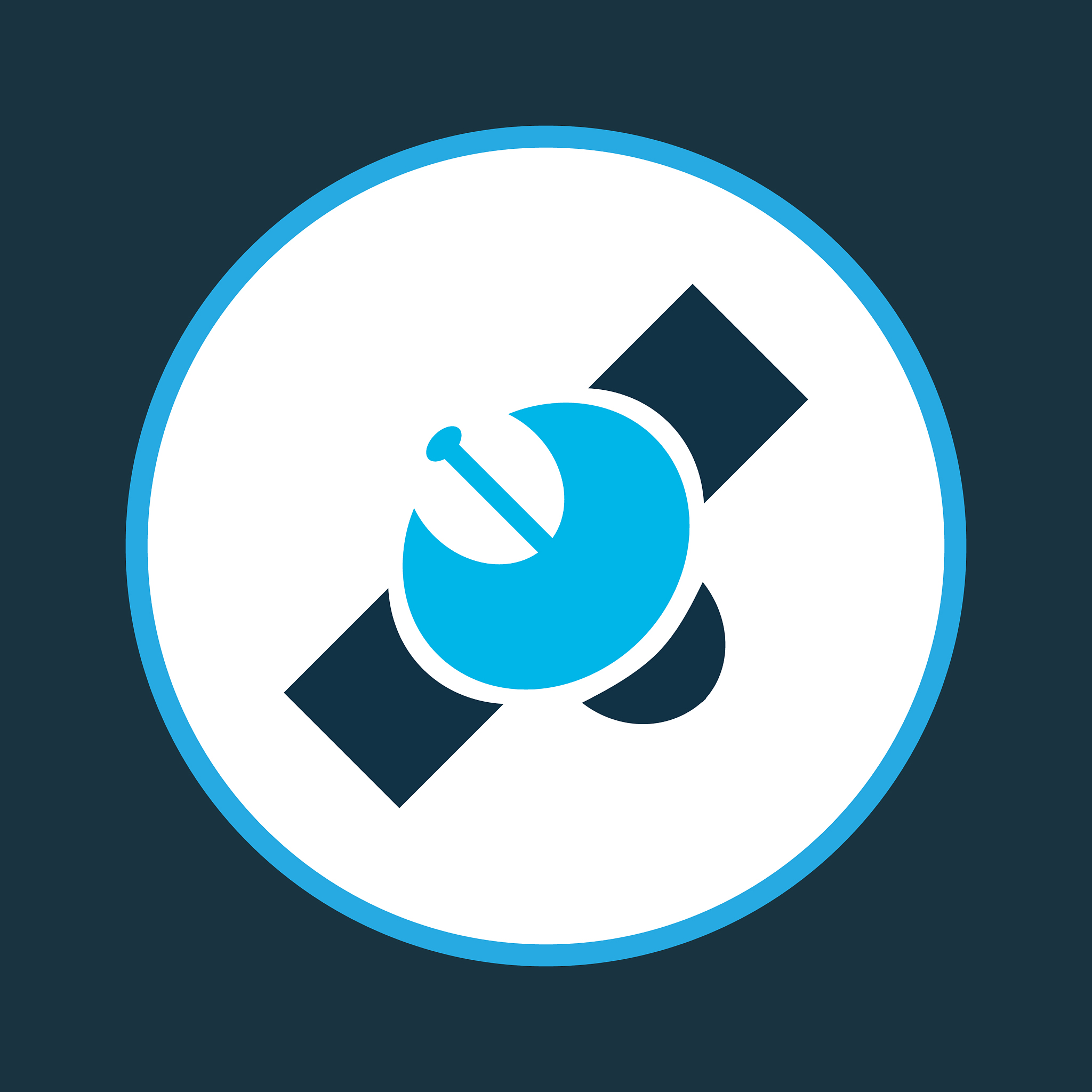 satellite icon colored symbol premium quality