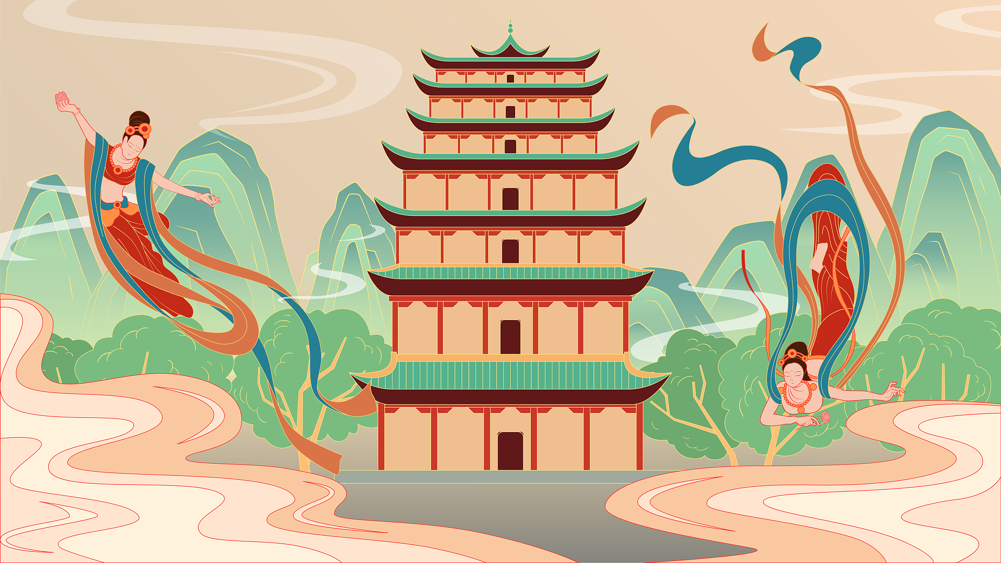 请结合人美版小学四年级上册中的《飞天》一课透过敦煌飞天的由来与历史谈谈如何培养小学四年级学生的人文素养与艺术情怀要求500字
