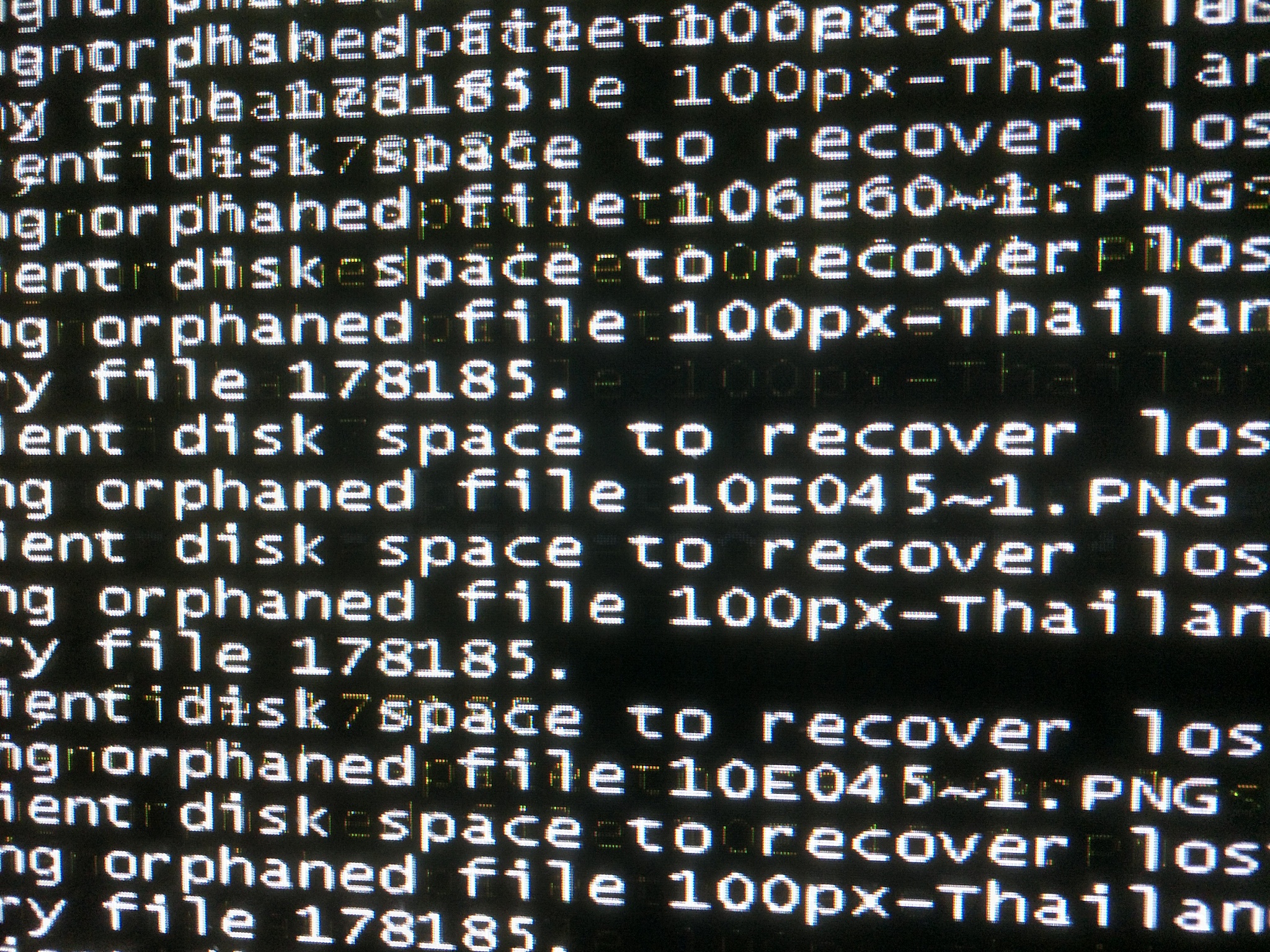 close-up of computer software