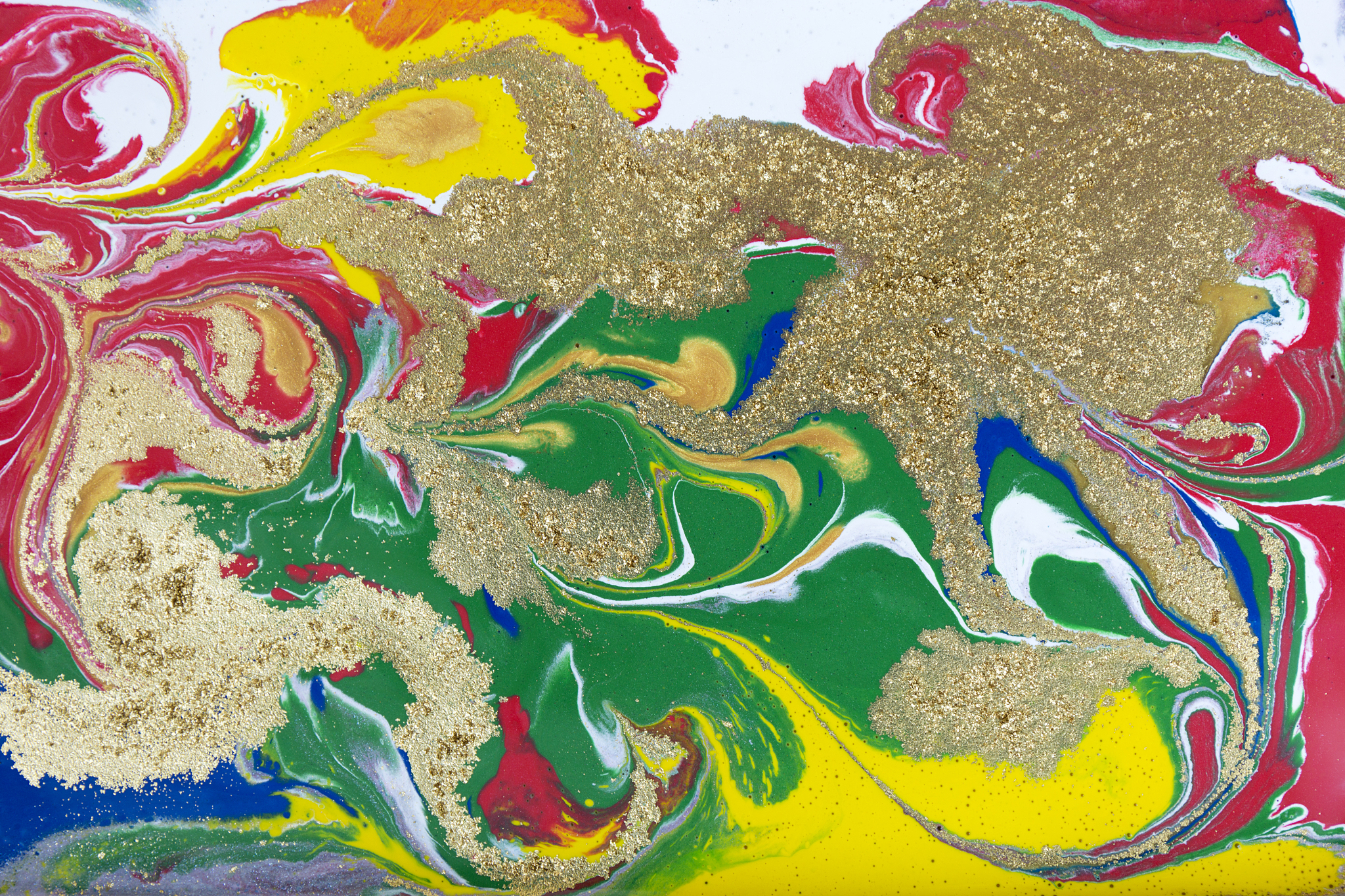 multicolored gold marbling pattern. golden marble liquid texture