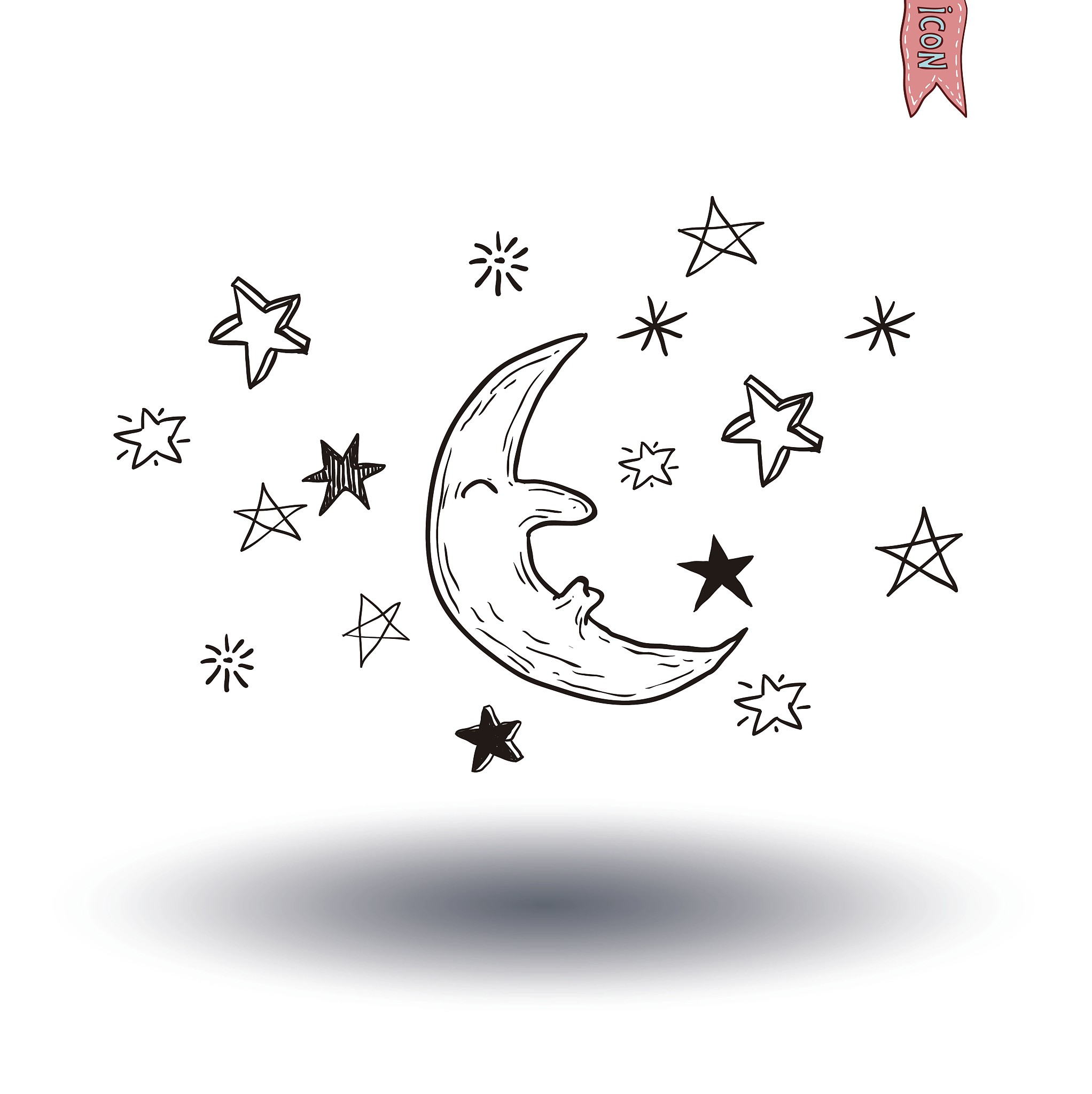 月亮：夜空中最亮的明星