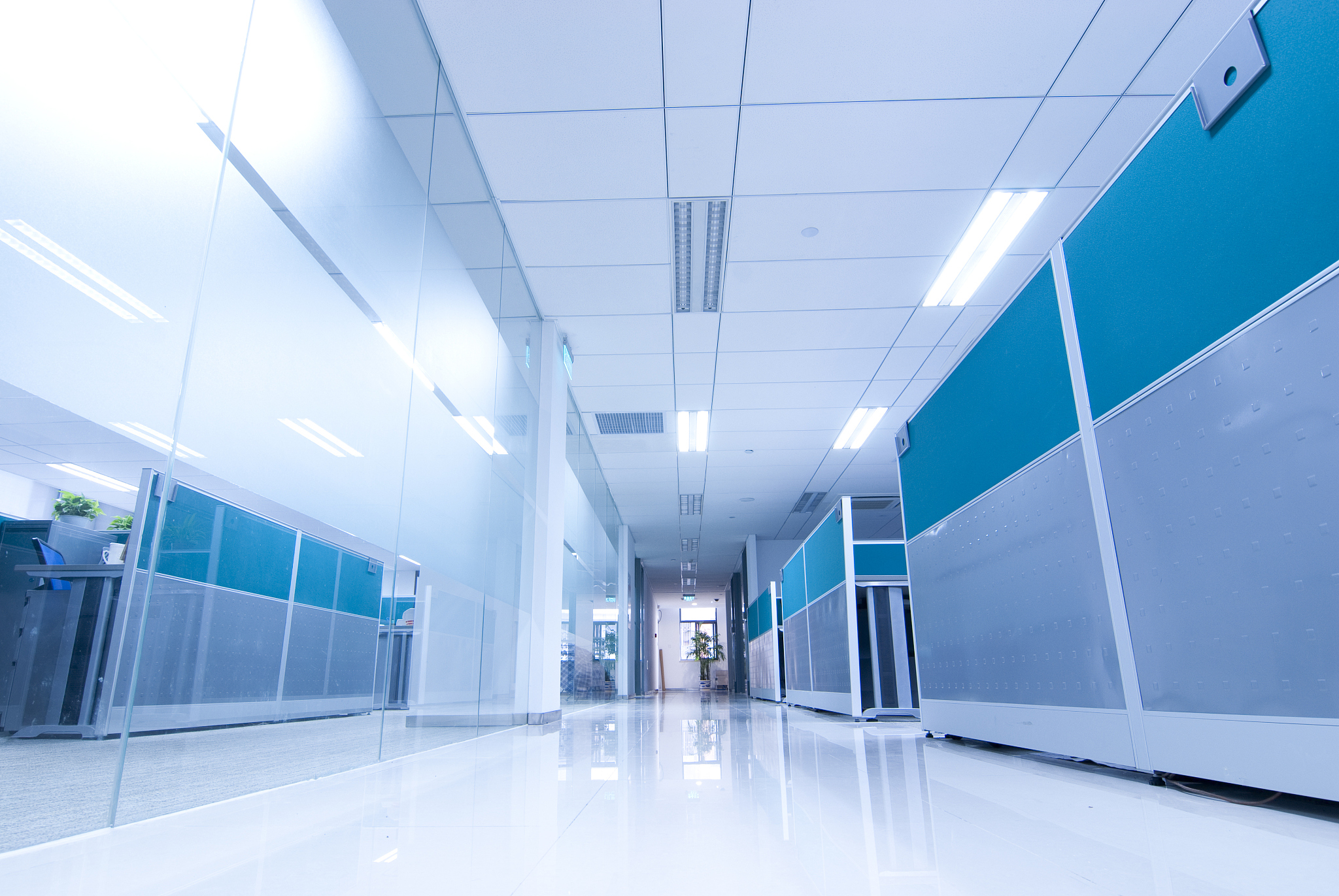 office corridor