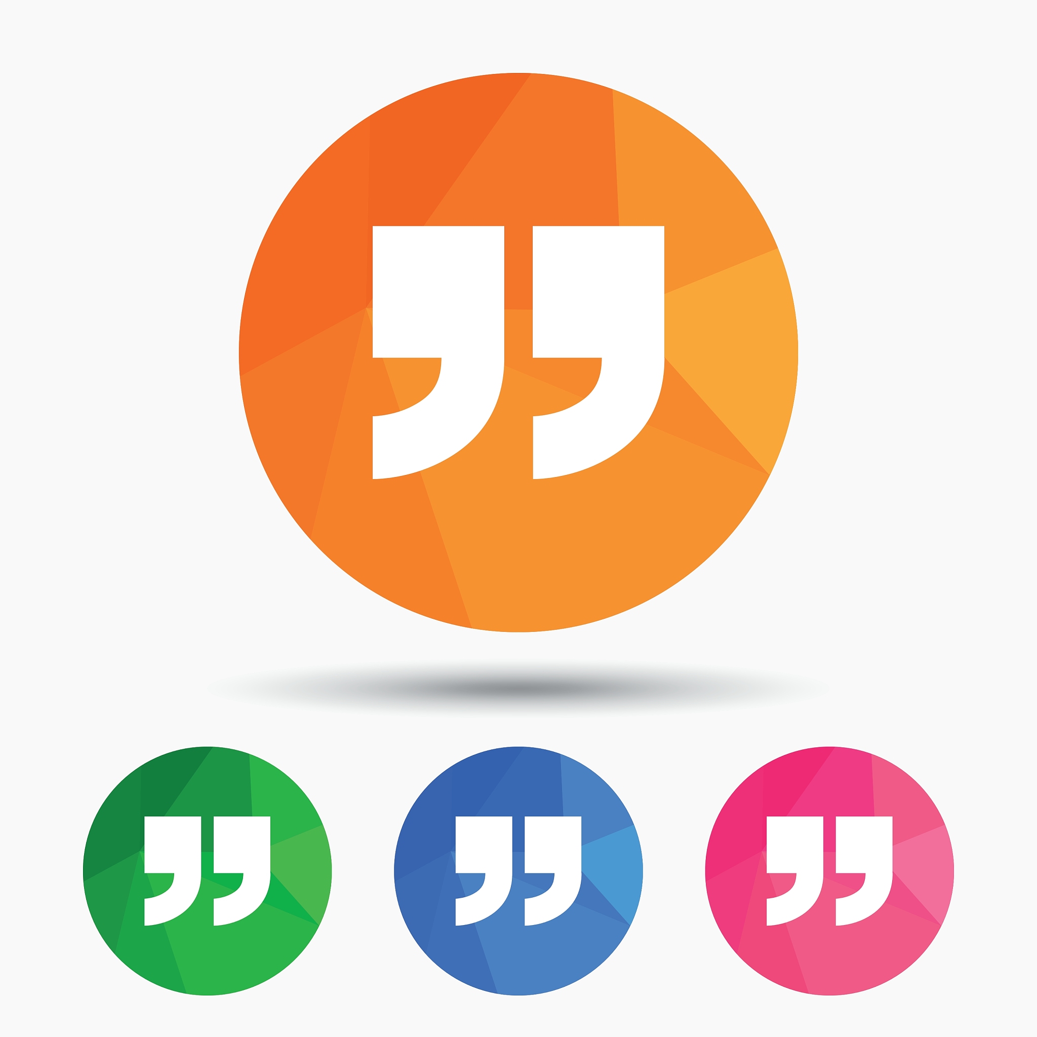quote sign icon quotation mark symbol