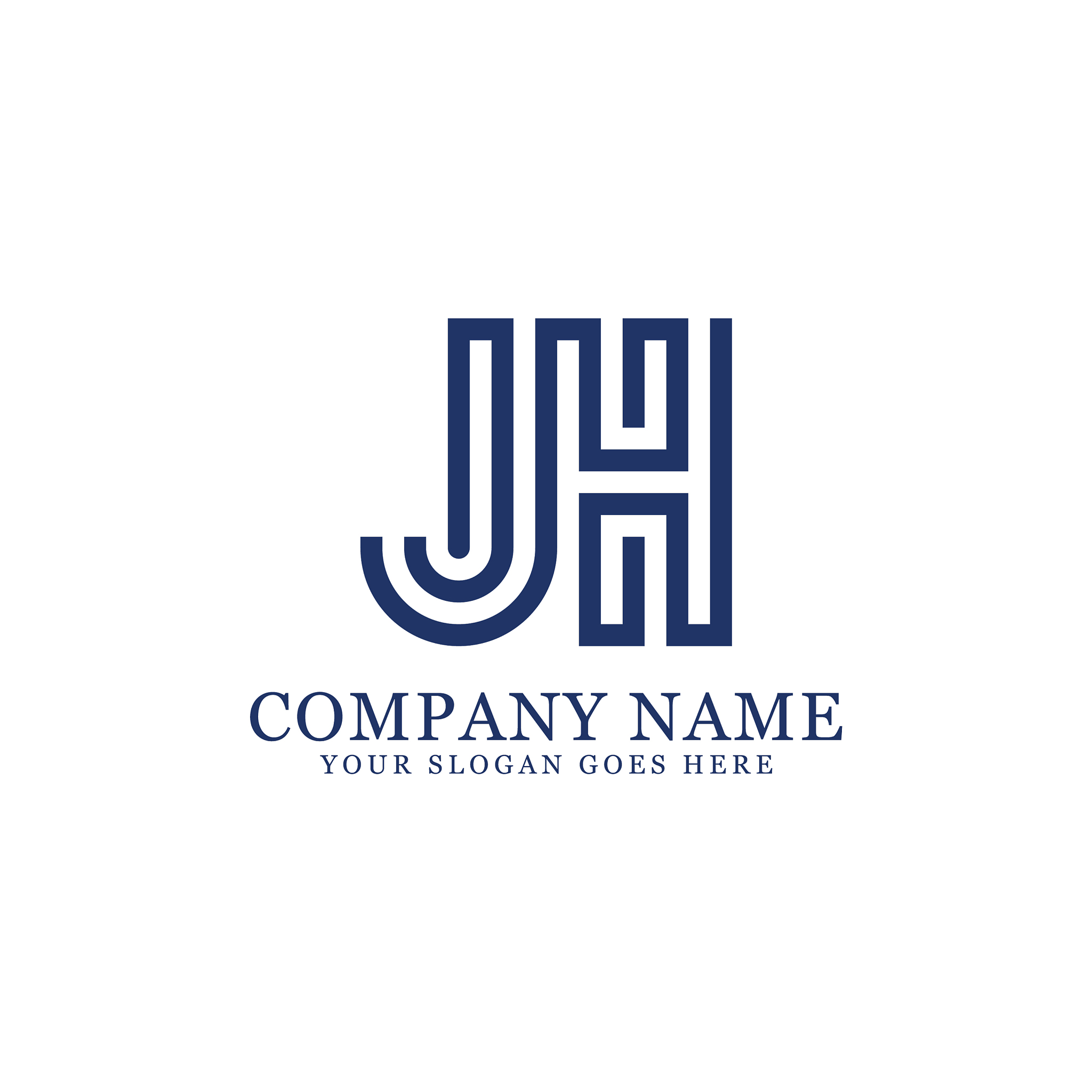 jh monogram logo inspirations letters logo