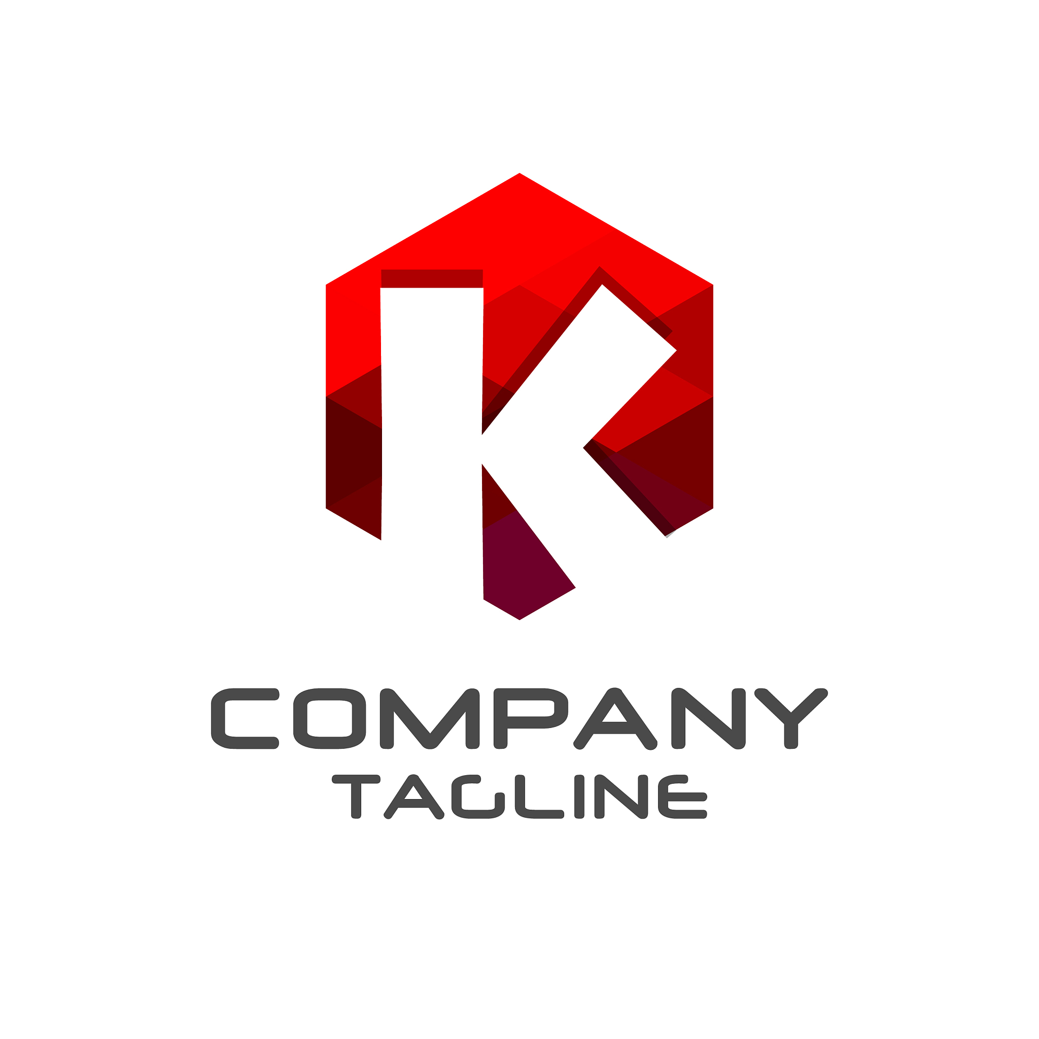 alphabetical logo design with creative typography