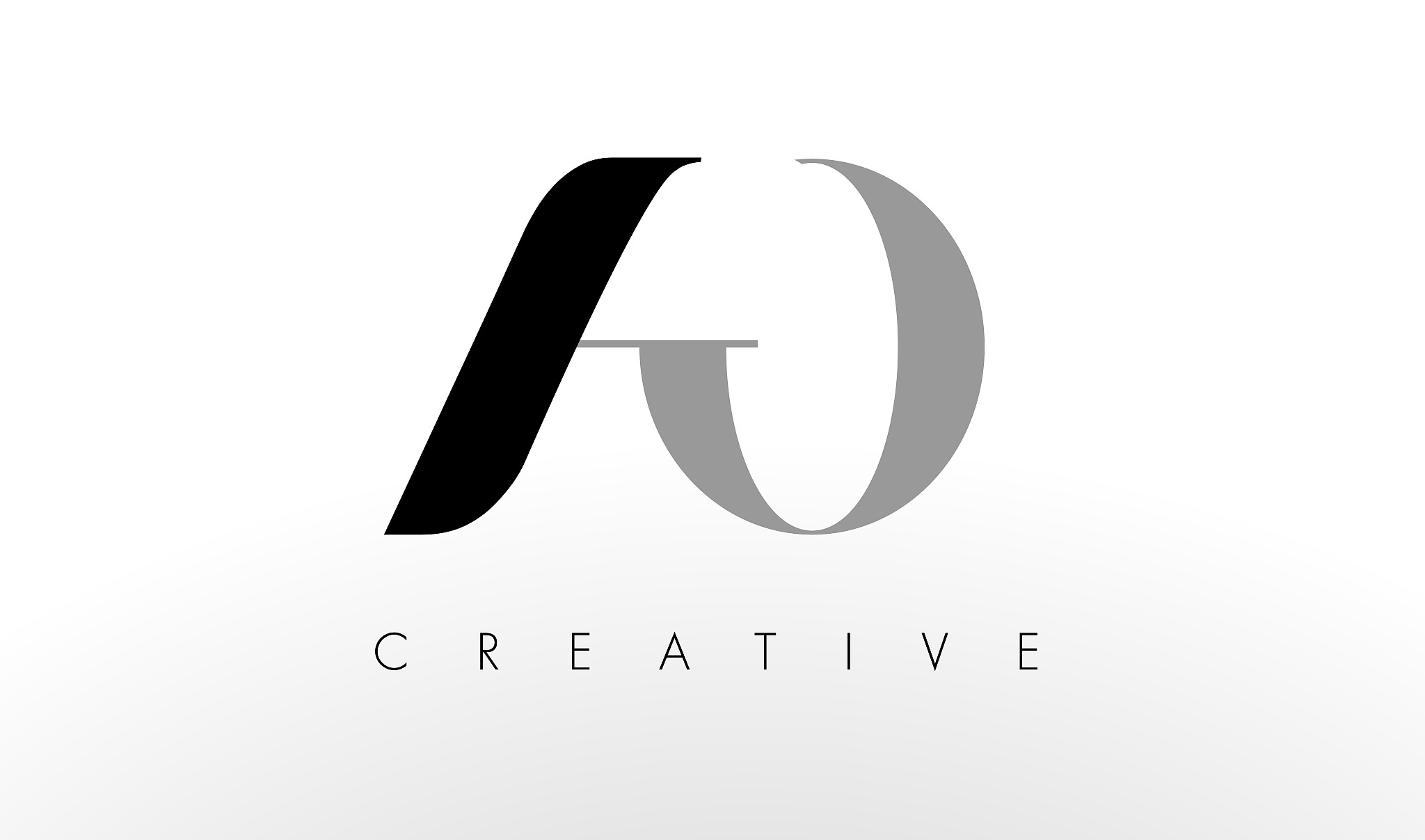 a o letter logo design creative ao letters icon