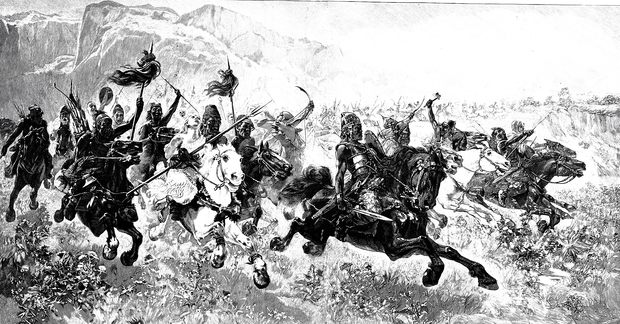 300字，关于战国时期齐国田单用火牛阵打仗的历史故事