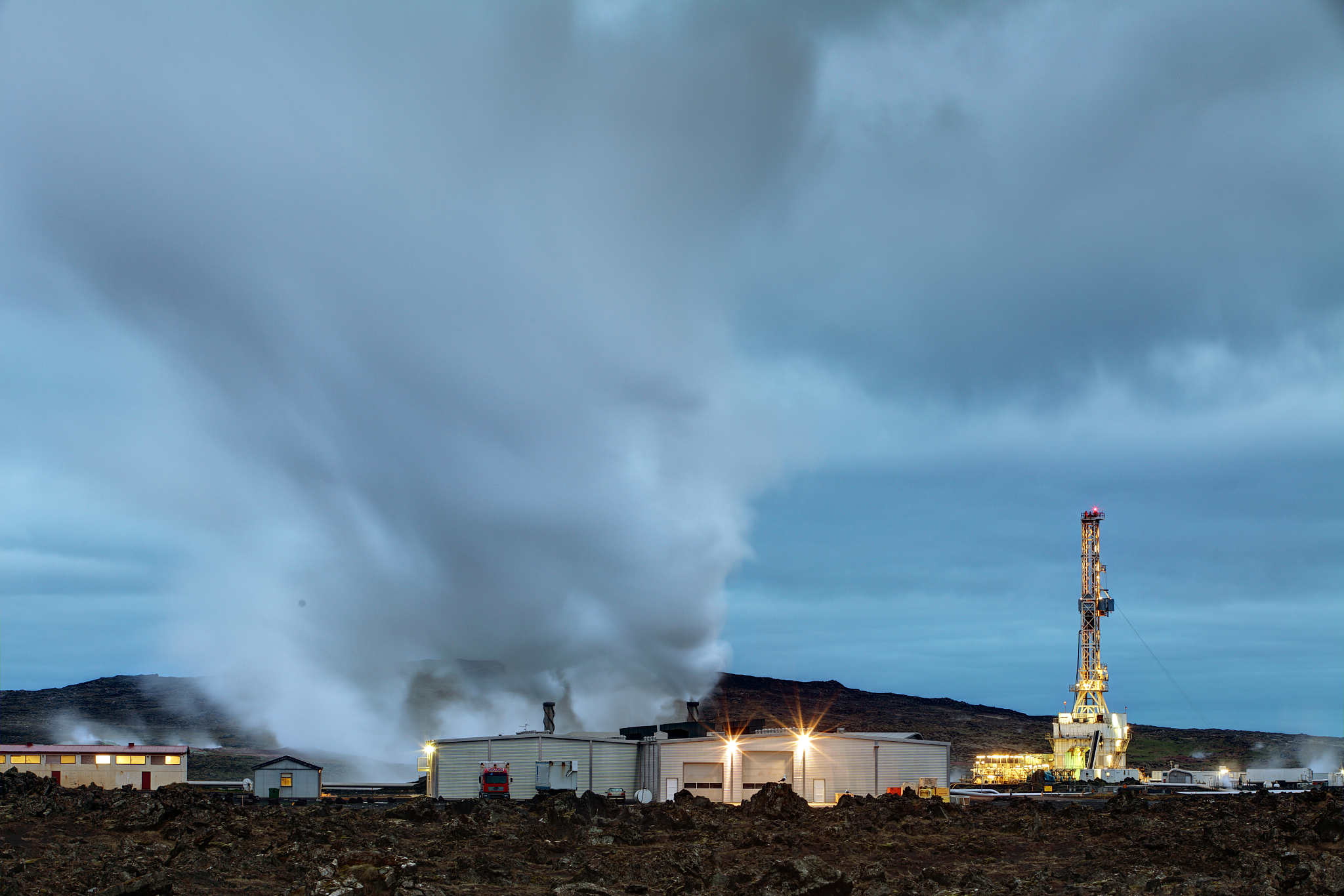 geothermal power station in iceland