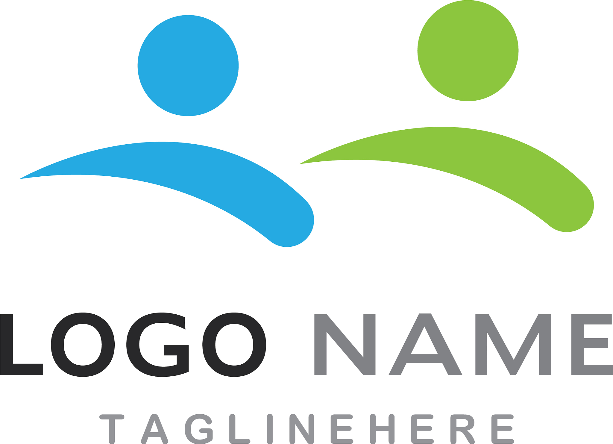 community care logo template