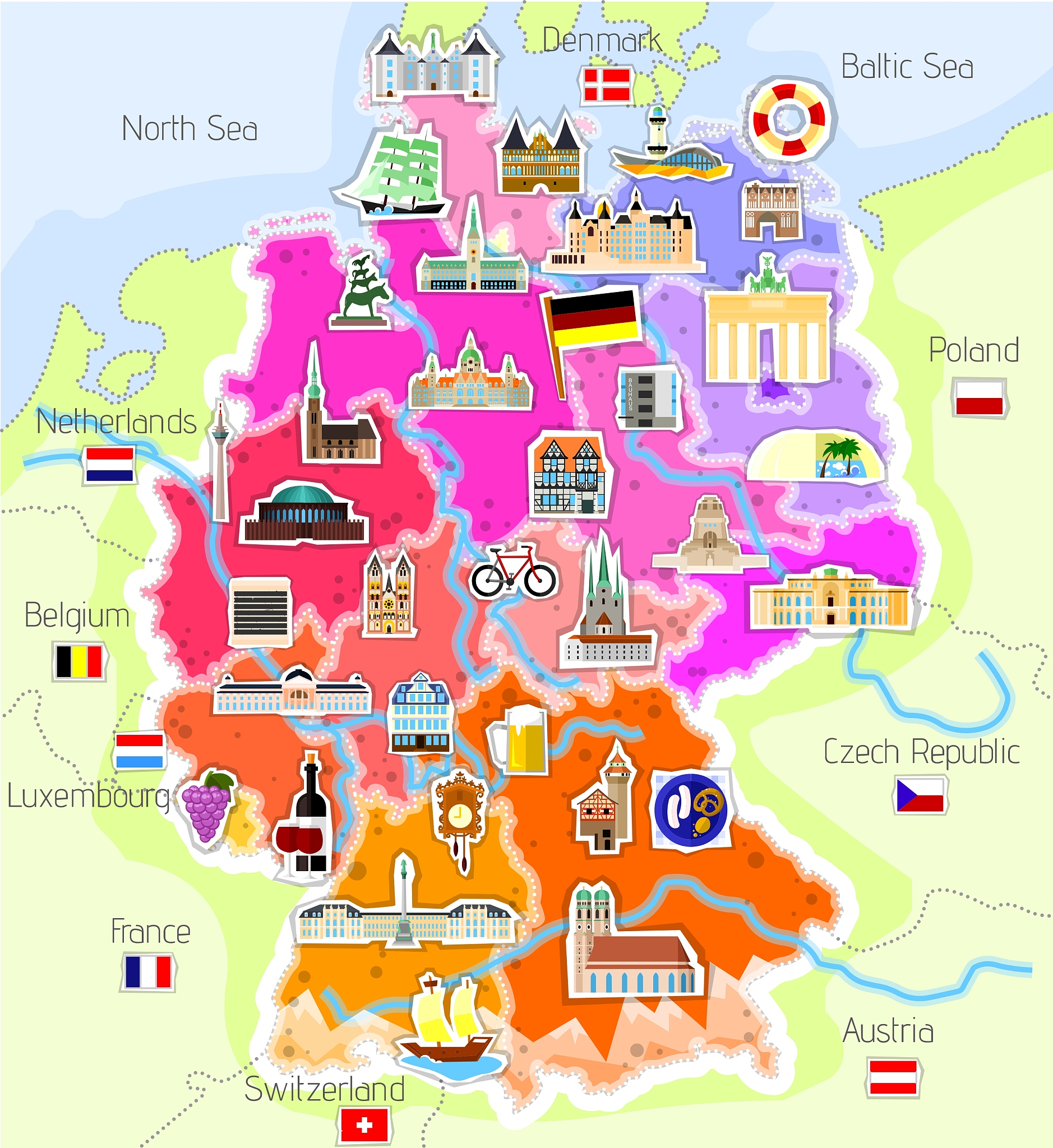 map of germany
