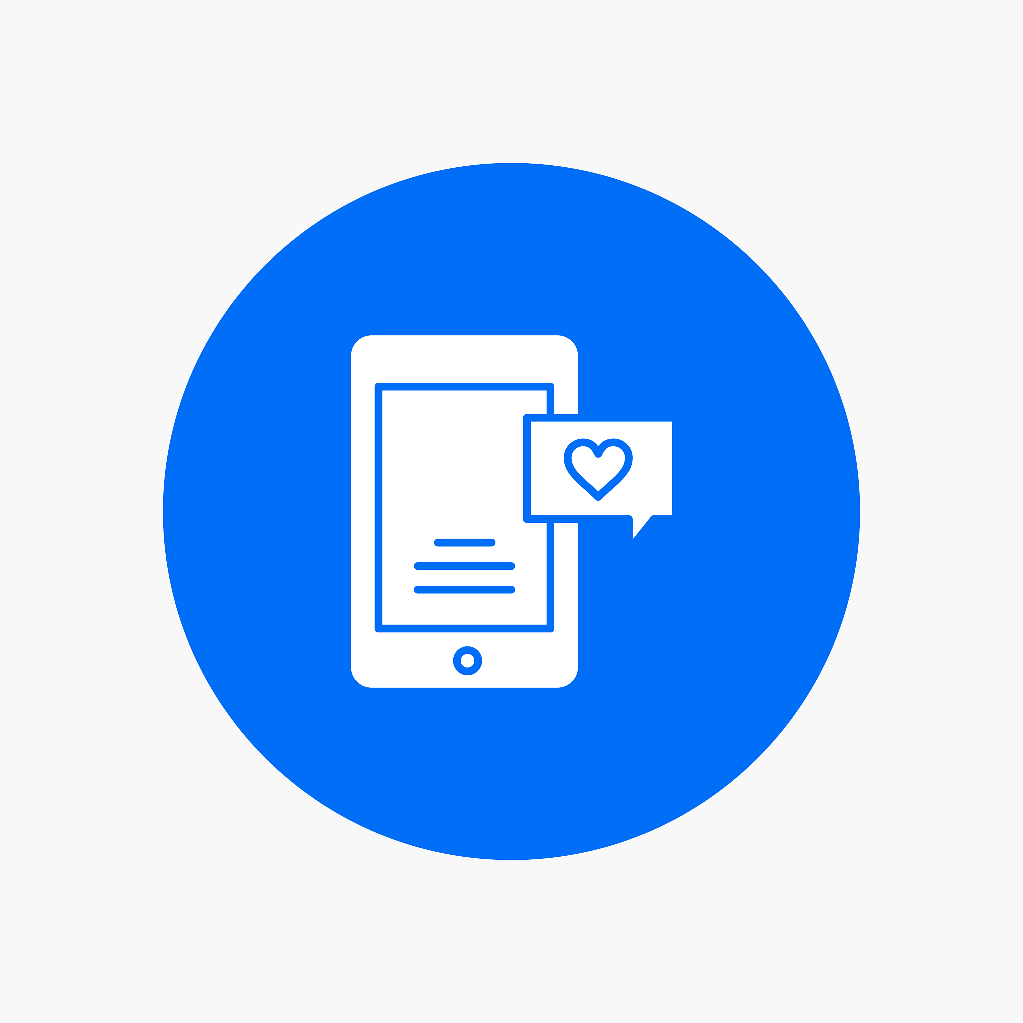 mobile chat chat bubble love chat