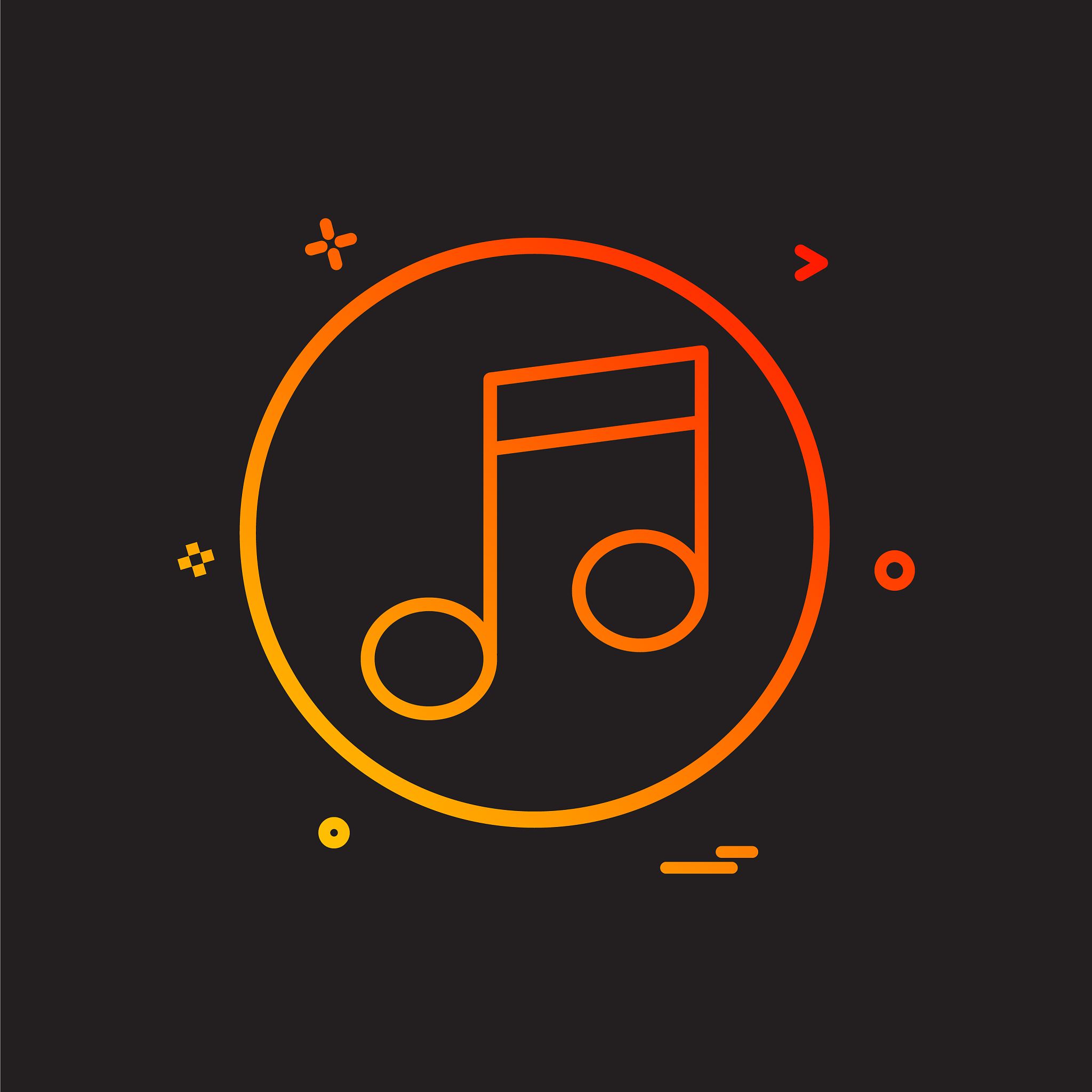 music player icon design