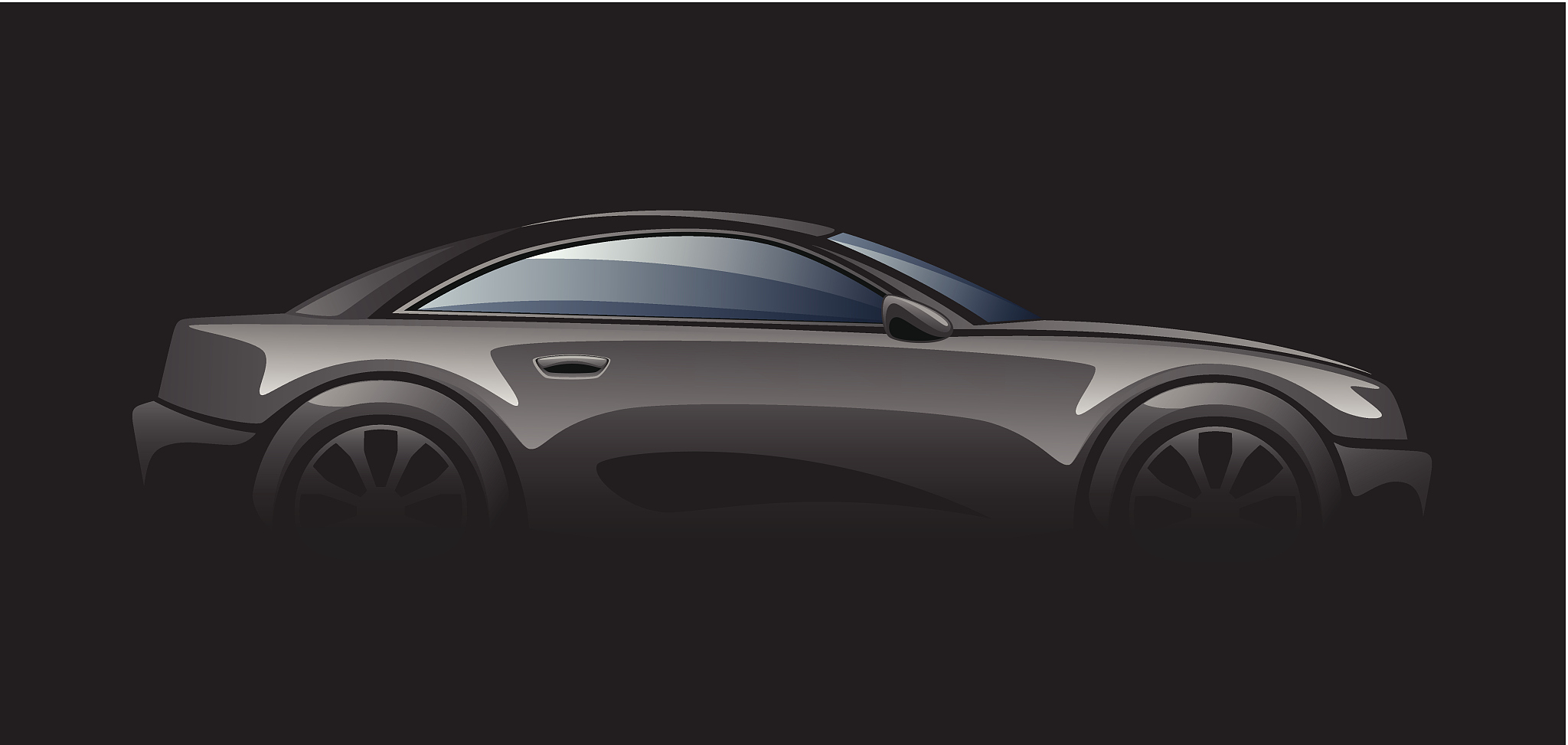 black car