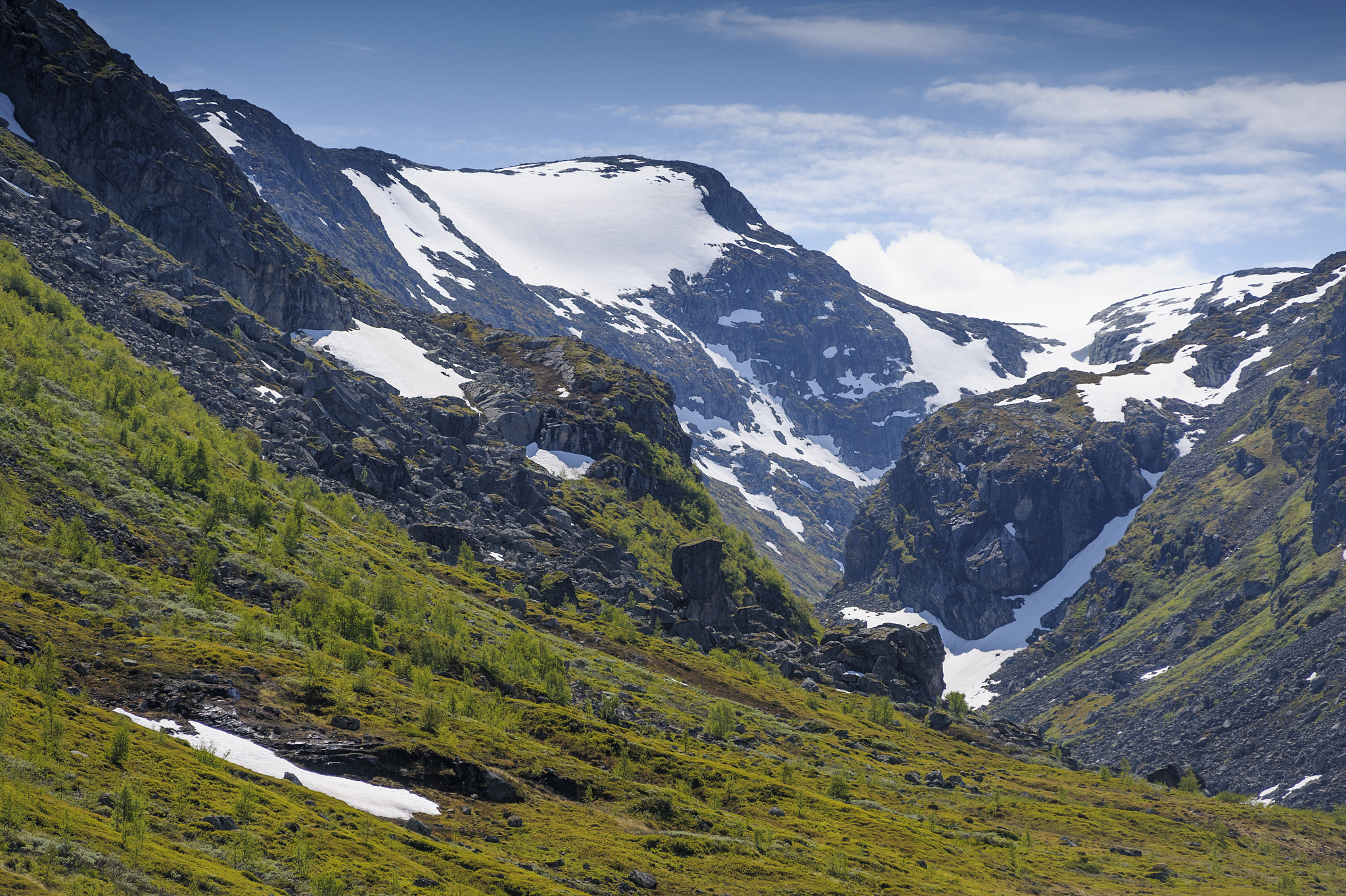 mountain landscape in norway
