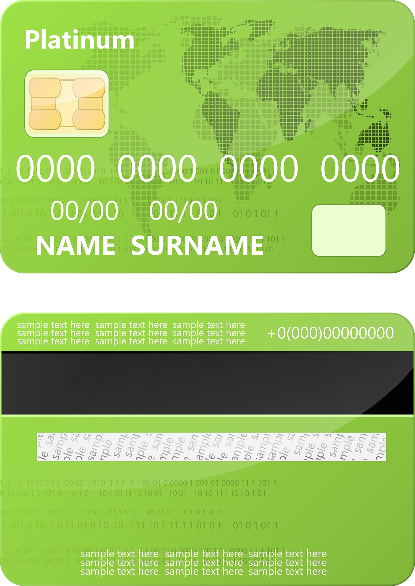 green credit card