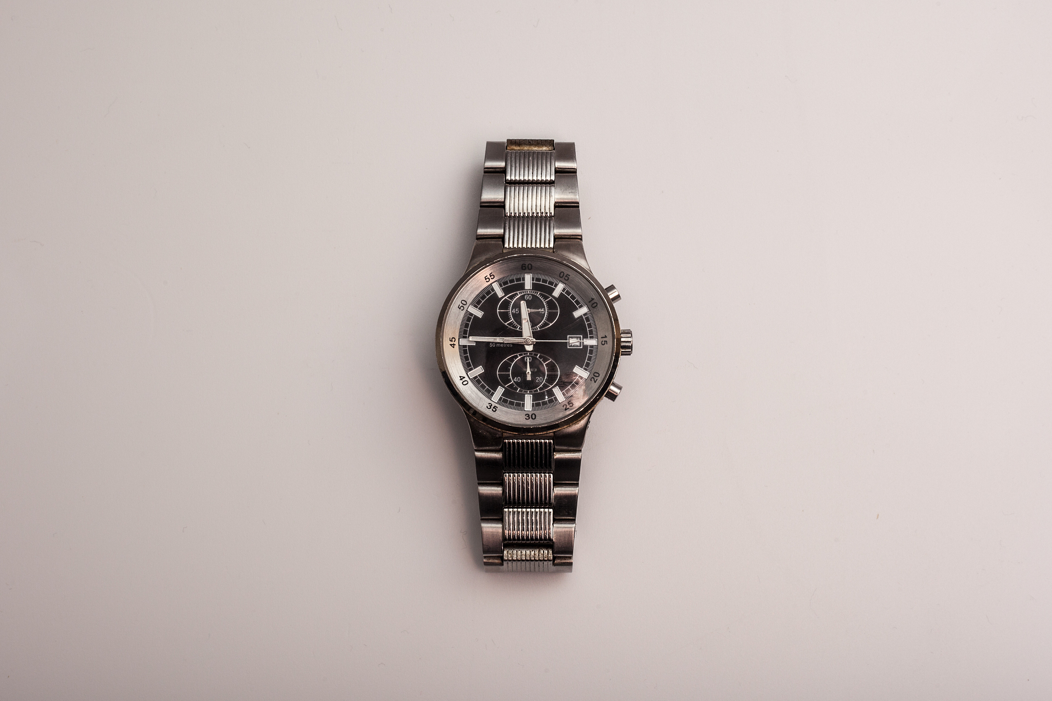 watch on white background