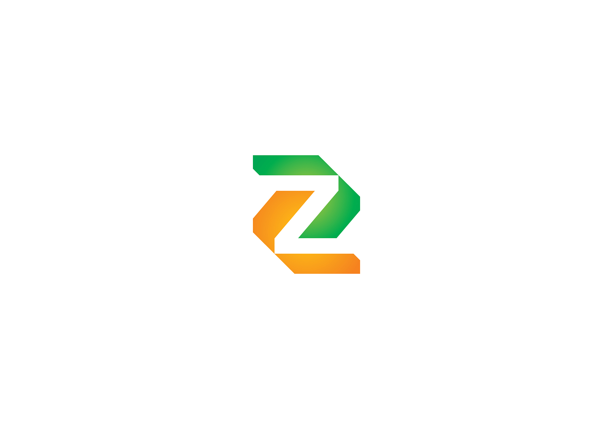 letter z geometry company logo