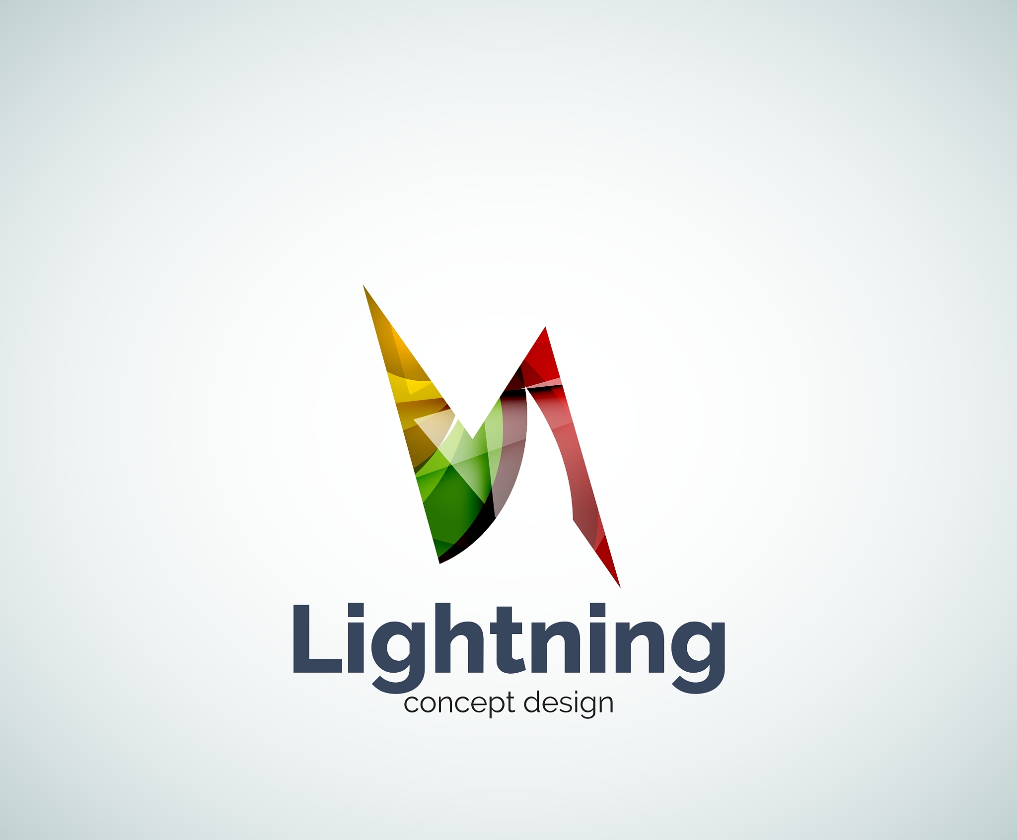 lightning logo template