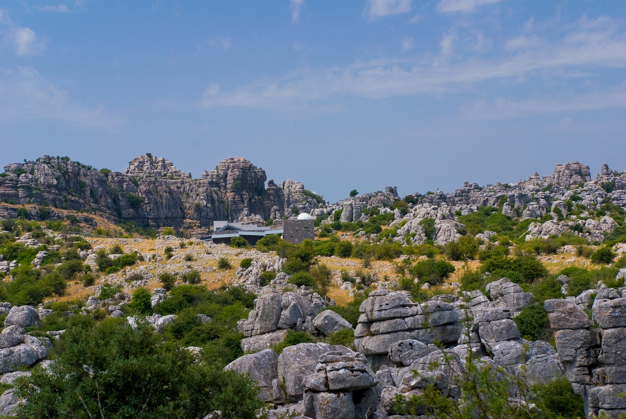 karst rock formations & visitor centre