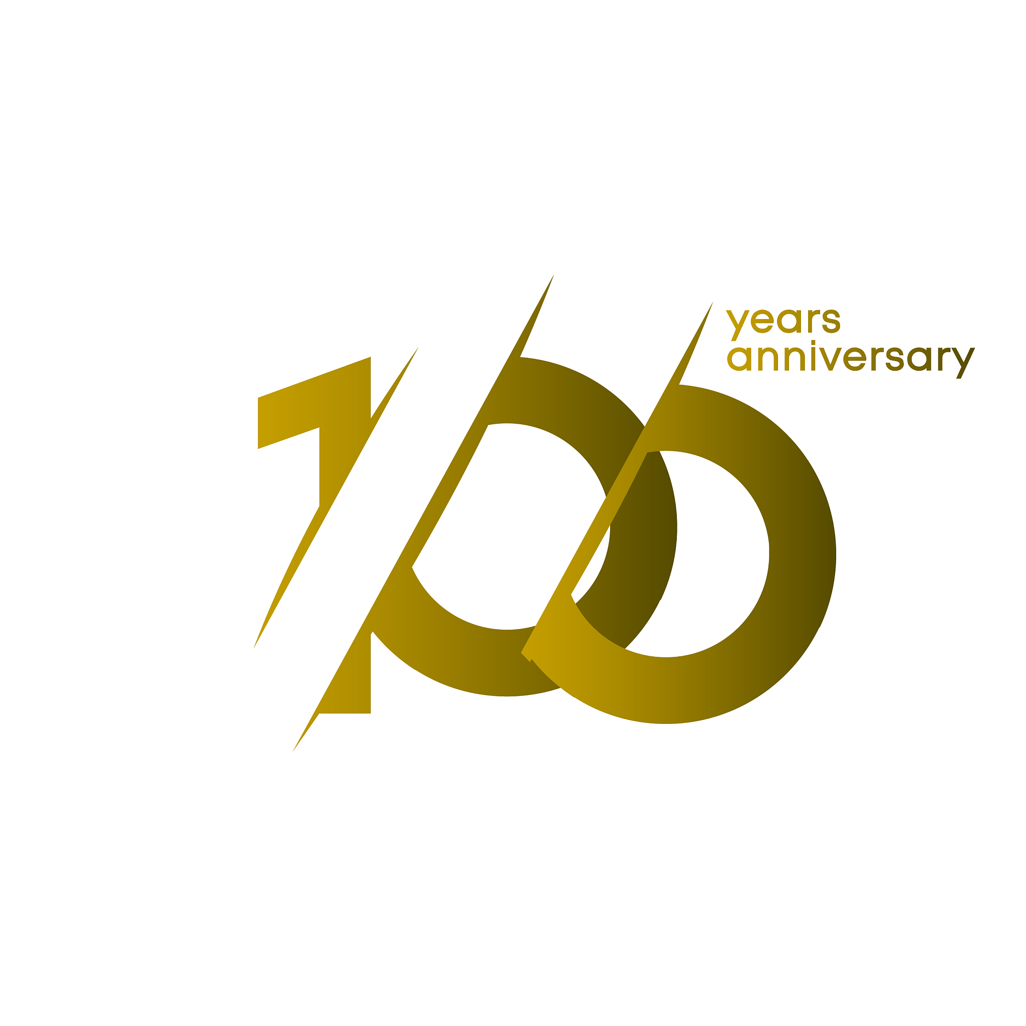 100 years anniversary template design