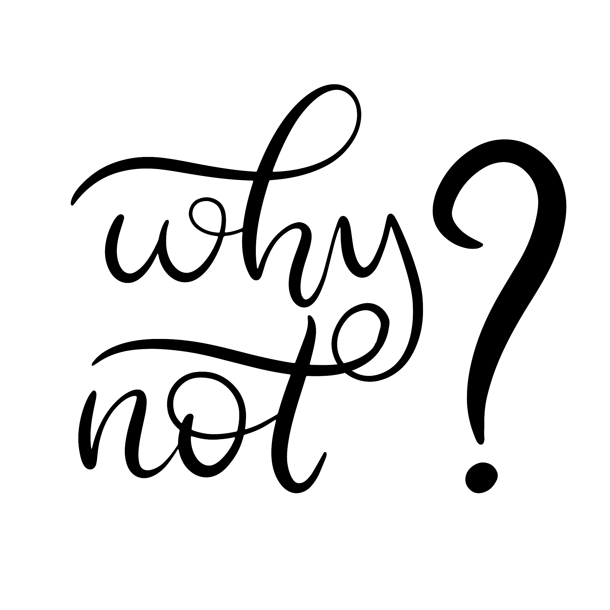 black and white lettering vector illustration
