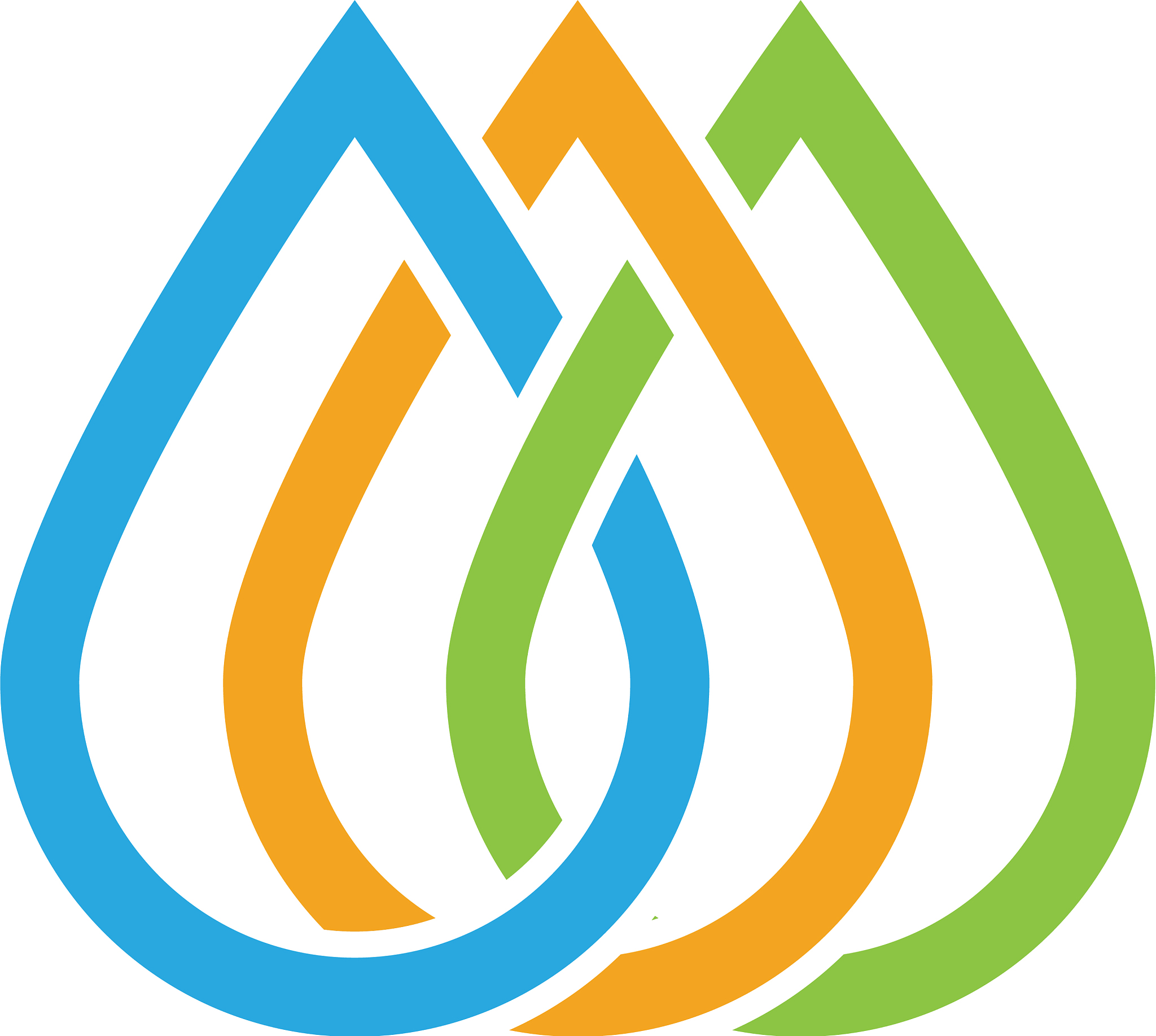 water drop logo template