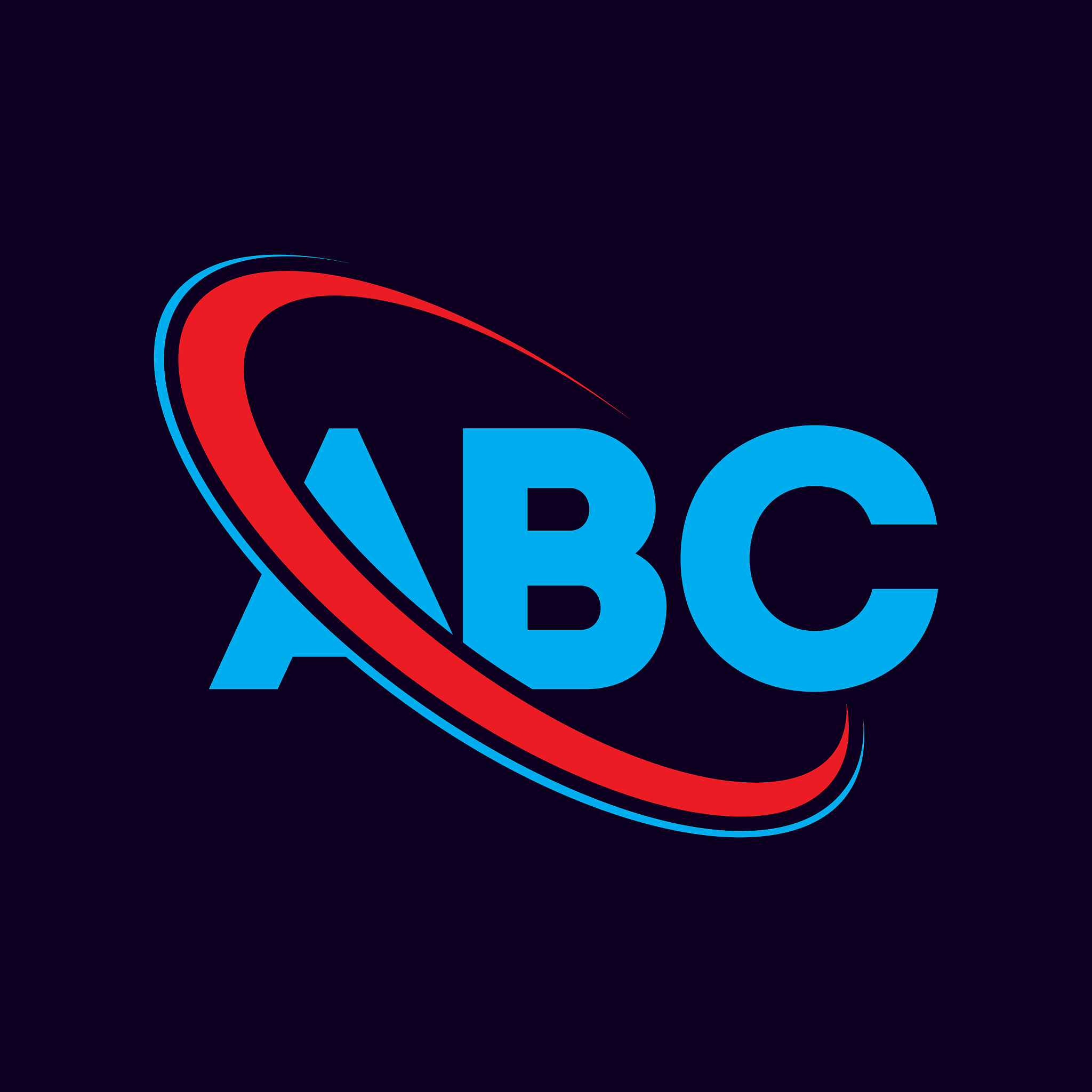 abc letter logo design