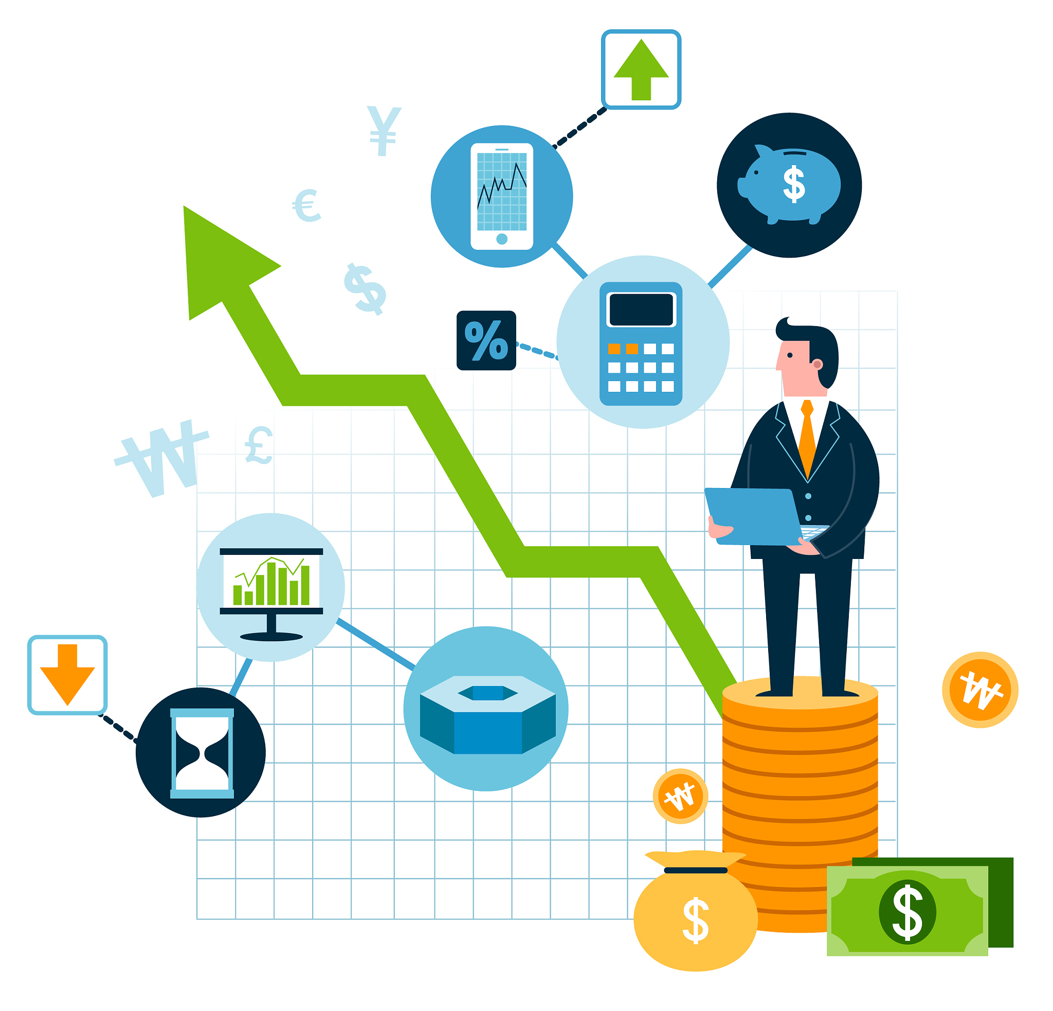 business man illust