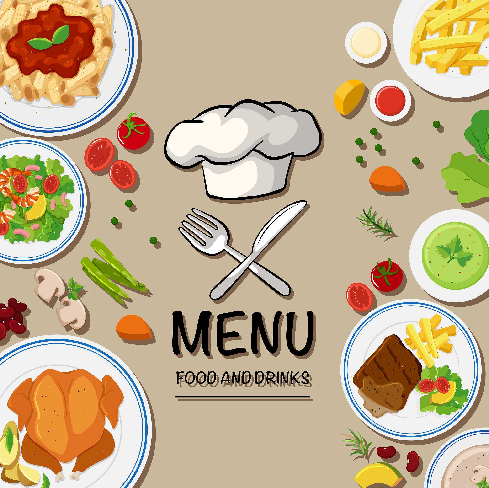 menu for italian food