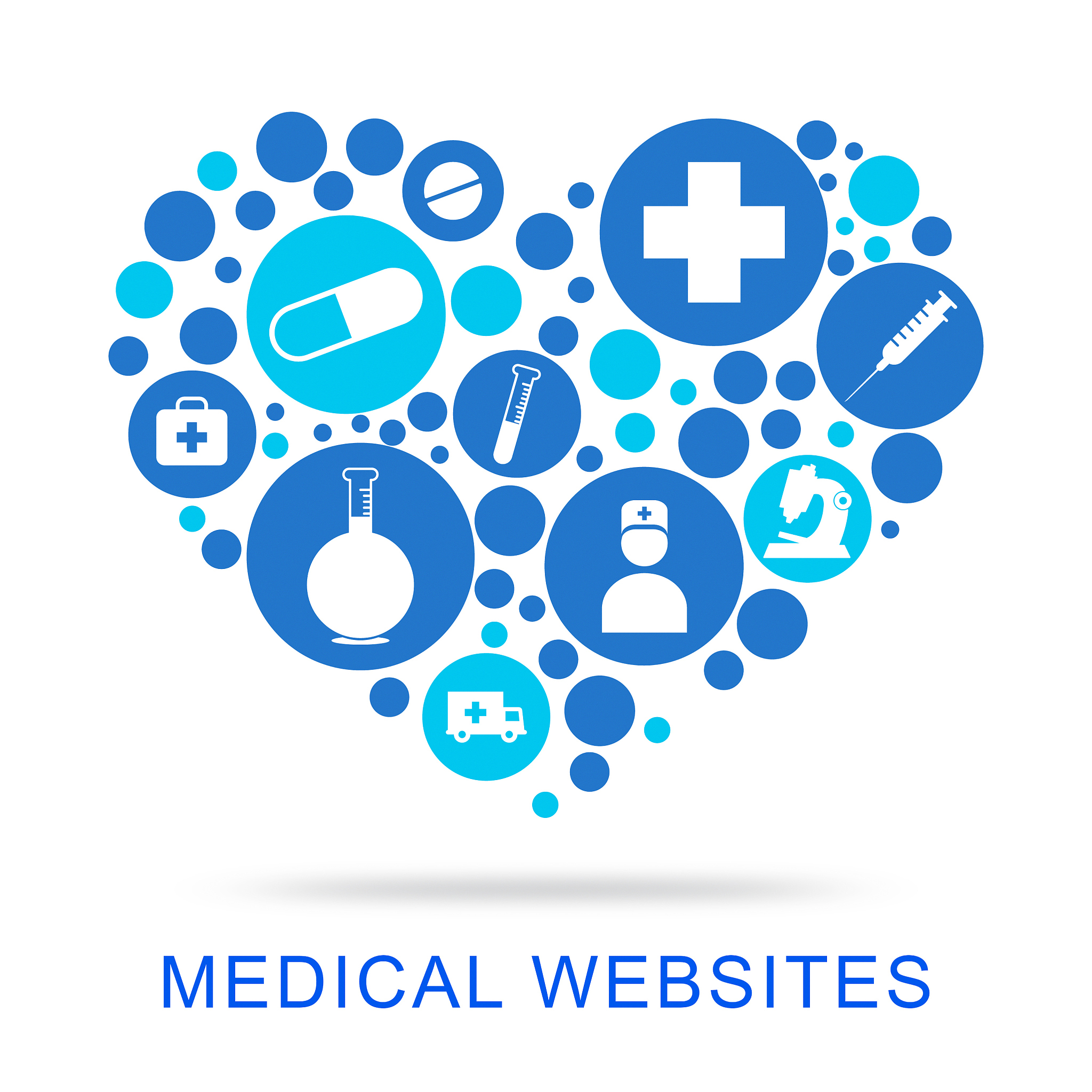 medical websites shows internet care and www