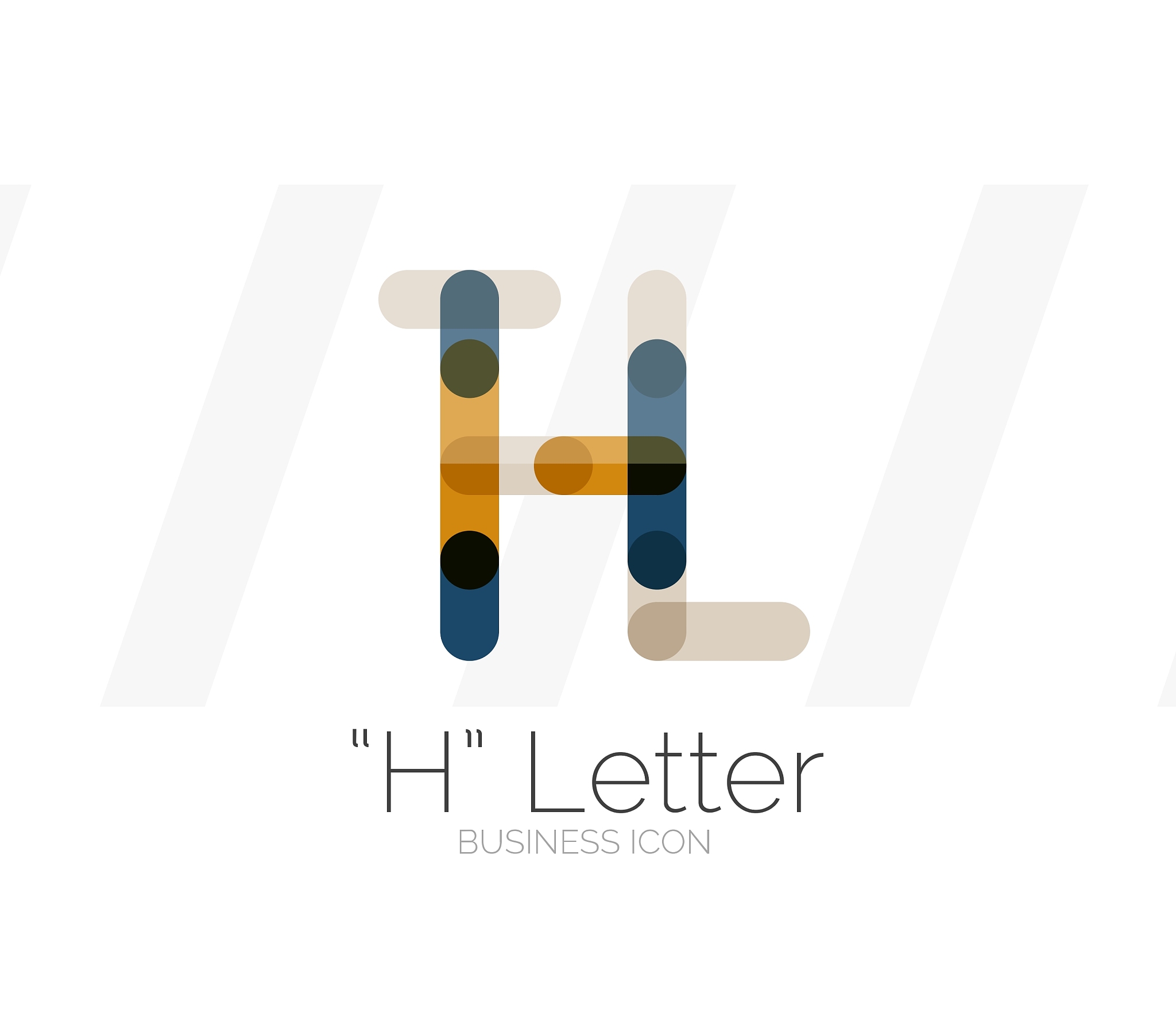 h letter logo minimal line design