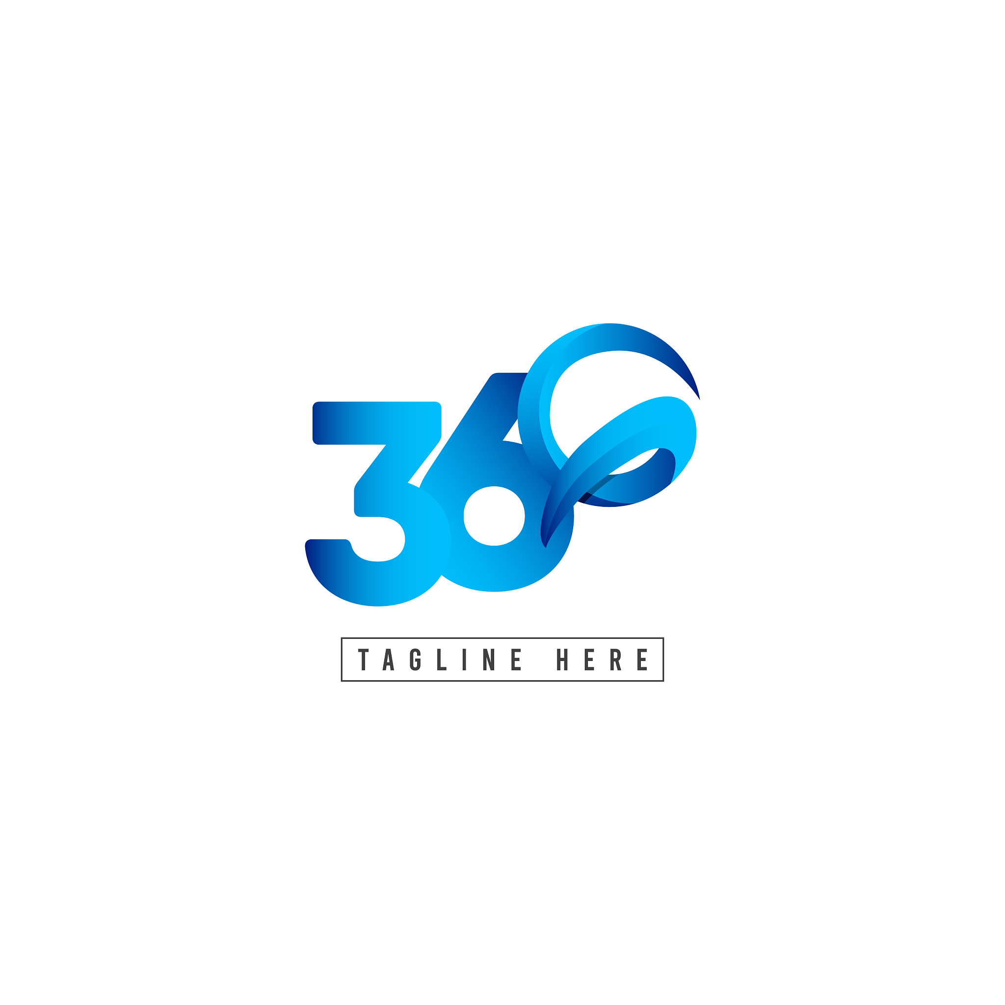 360 logo template design