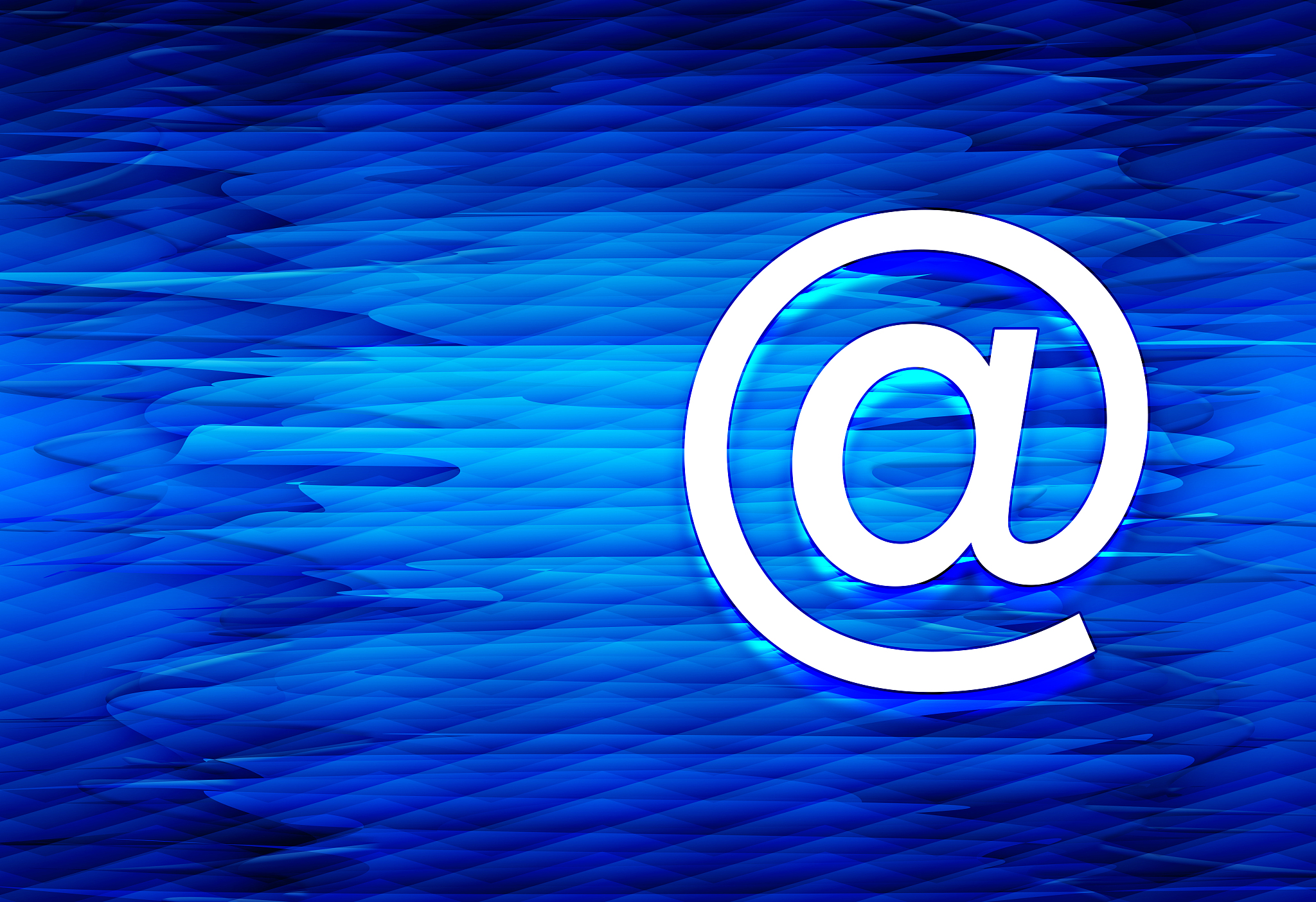 email address icon aqua wave abstract blue background illustrati