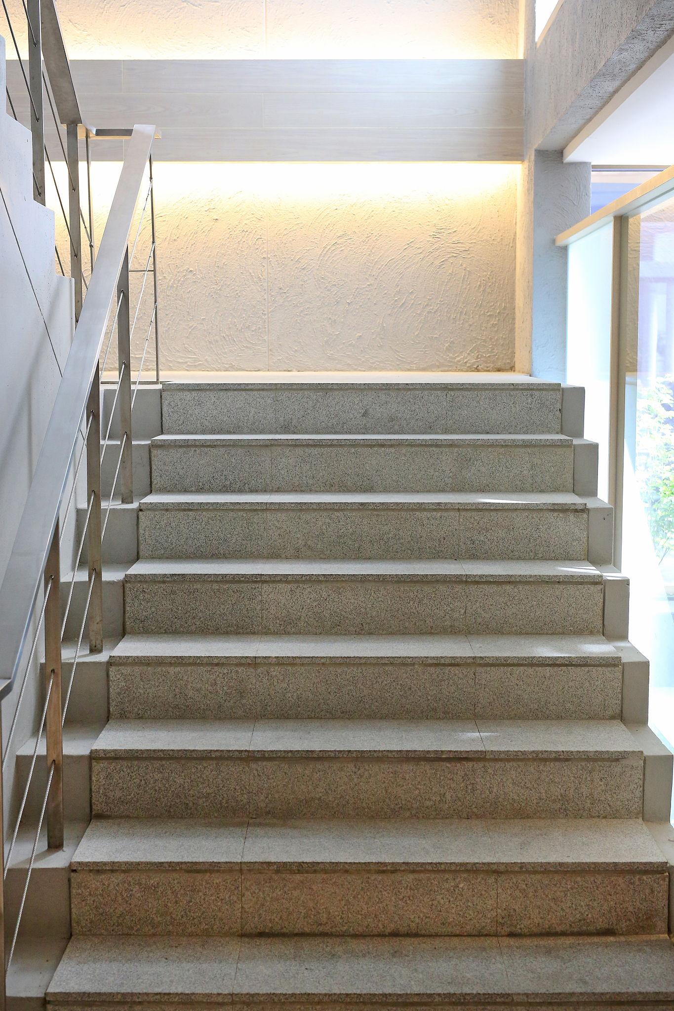 stairs in a building.